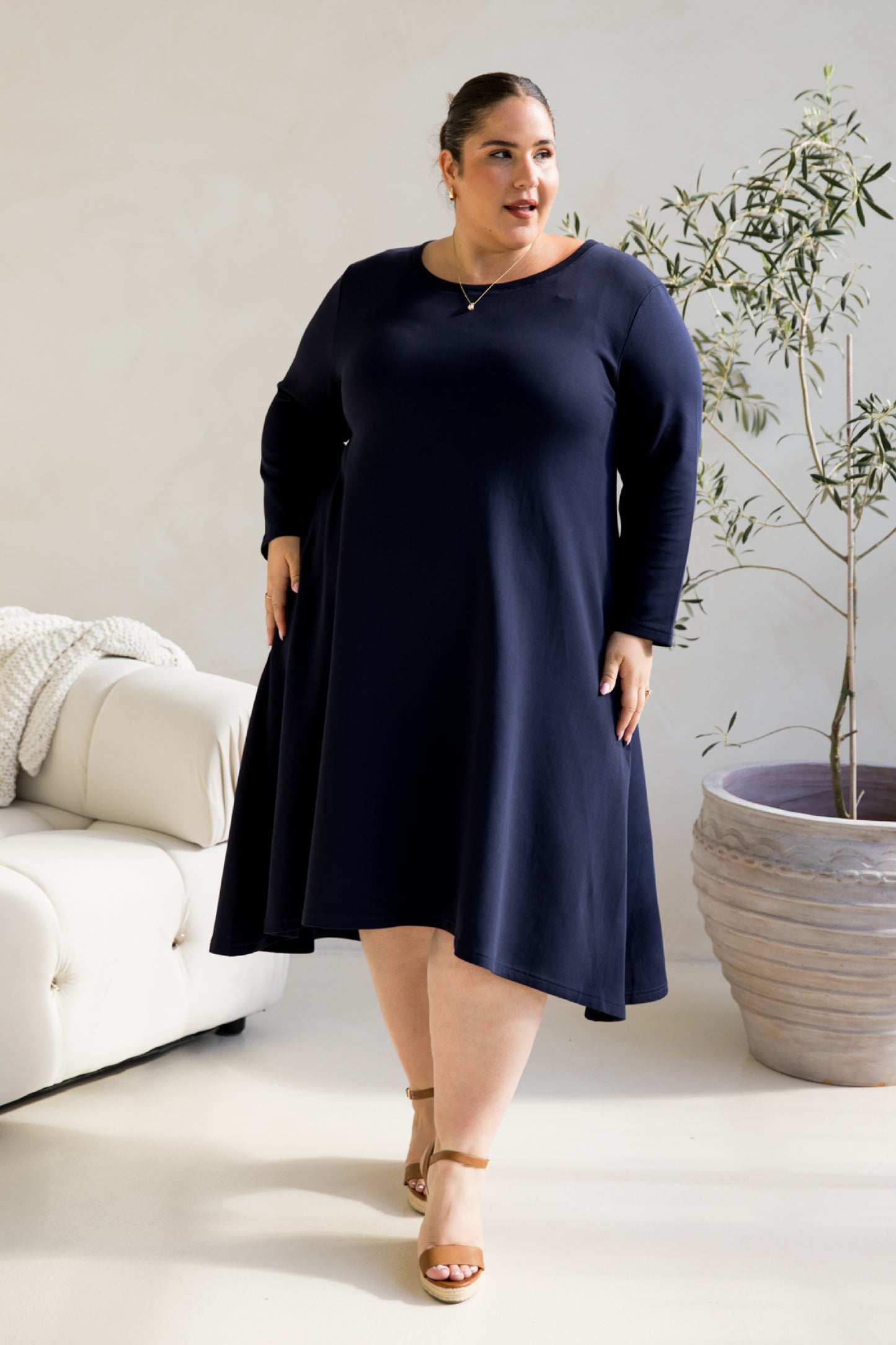 Luxe Cosy Dress | Midnight Navy | FINAL SALE