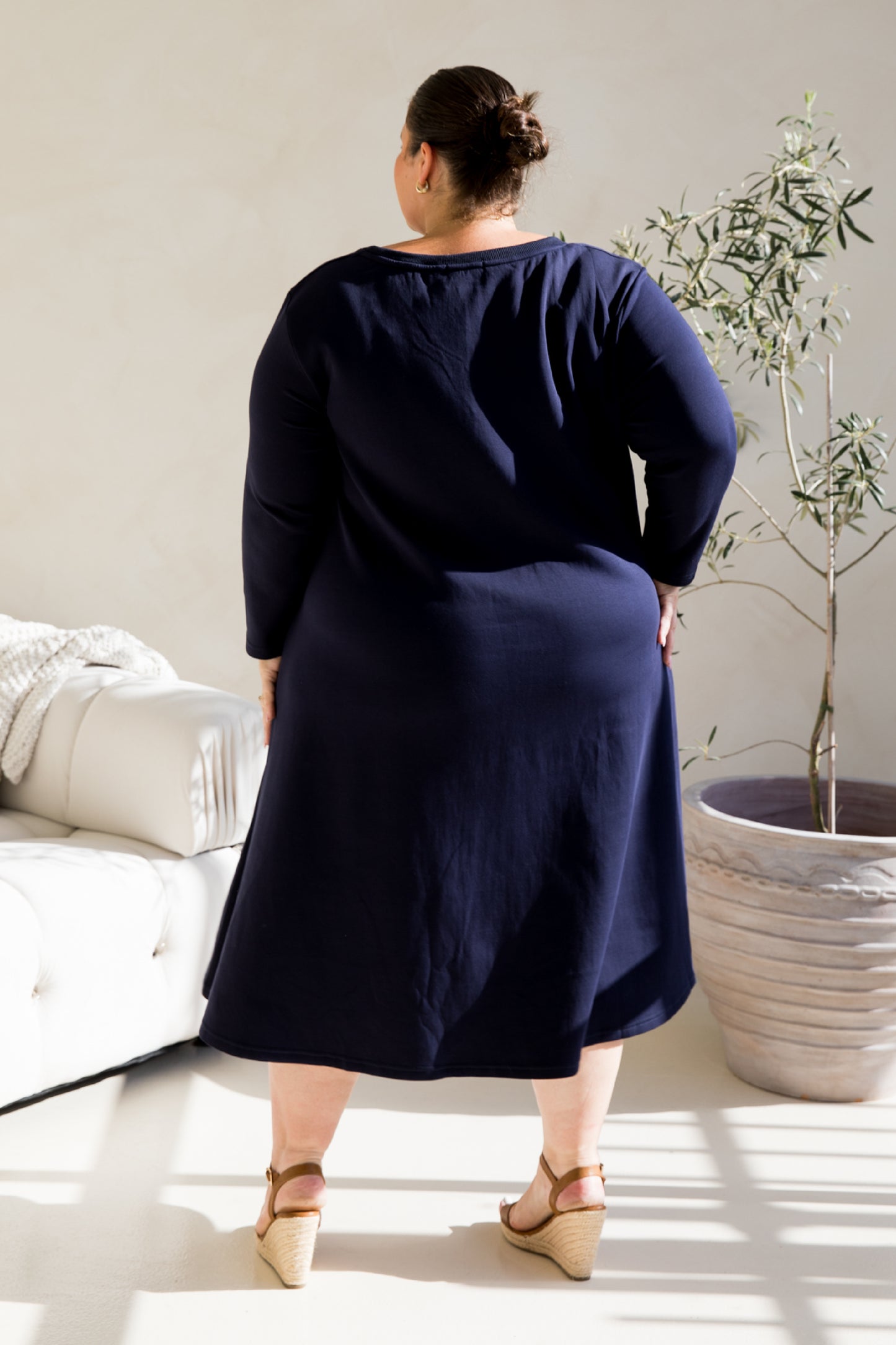 Luxe Cosy Dress | Midnight Navy | FINAL SALE