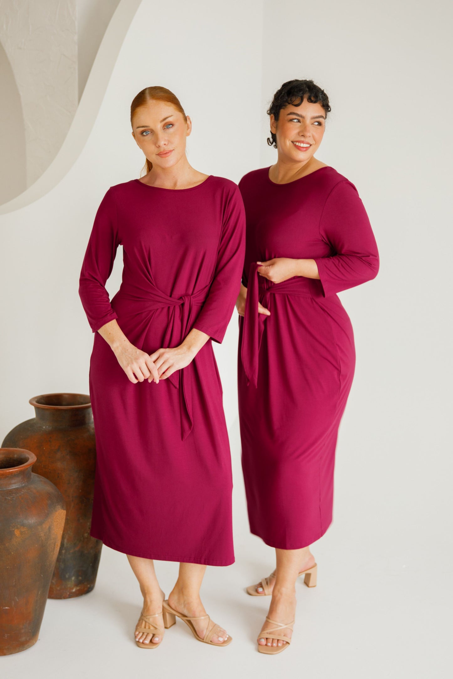 Mallory Dress | Raspberry