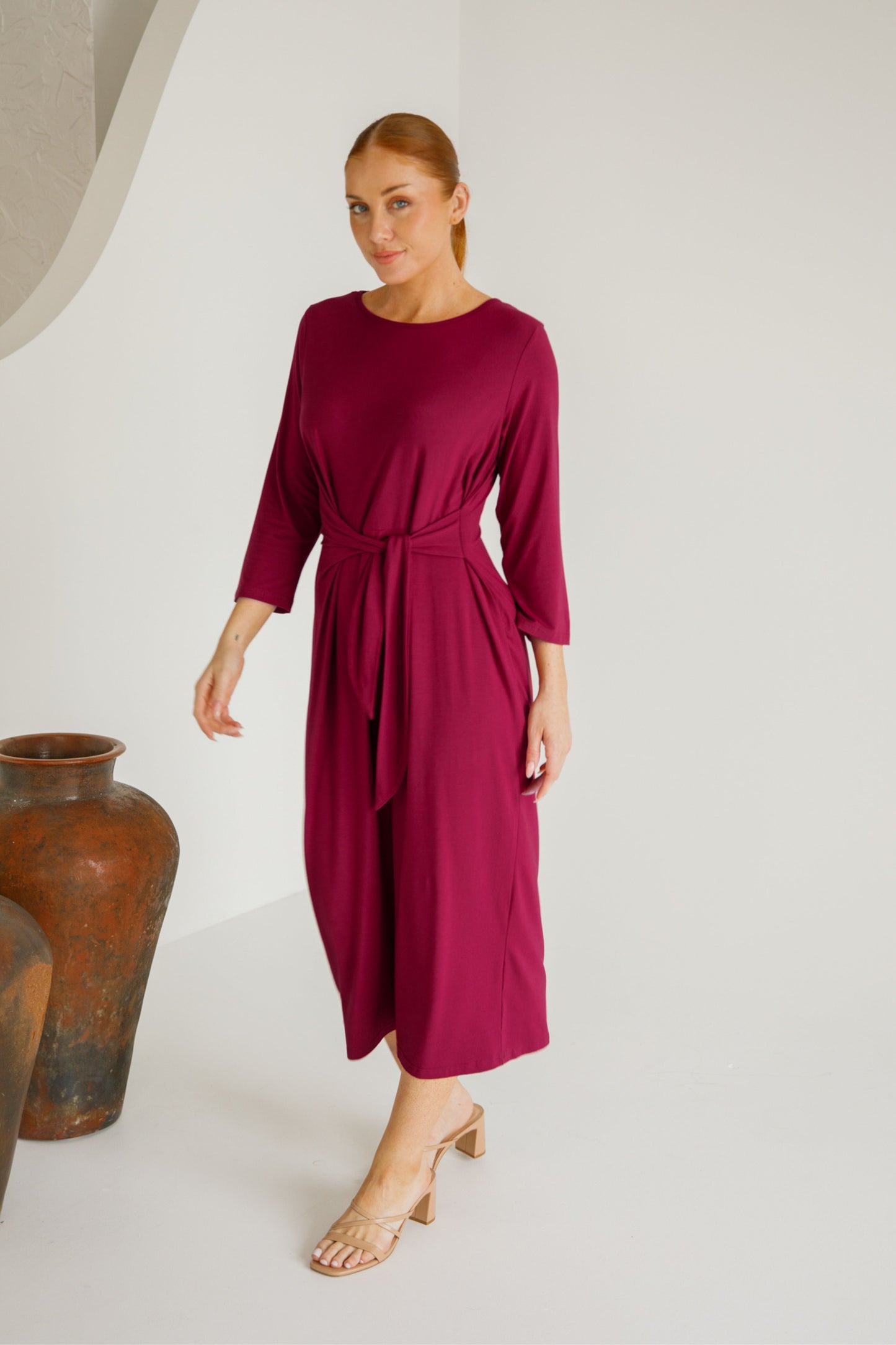 Mallory Dress | Raspberry