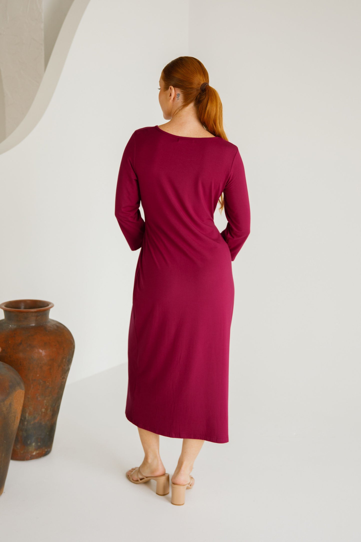 Mallory Dress | Raspberry