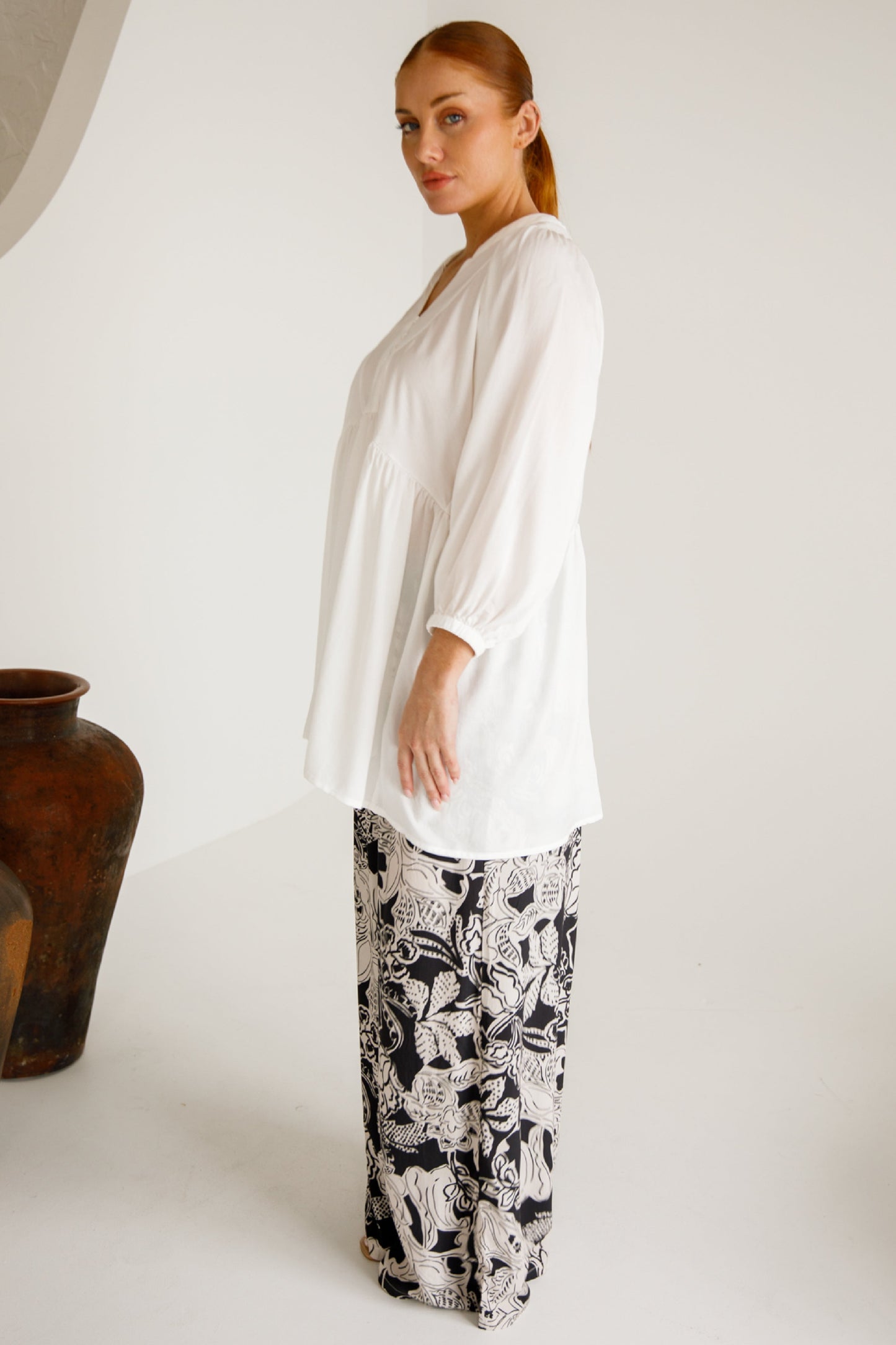 Macy Top | White