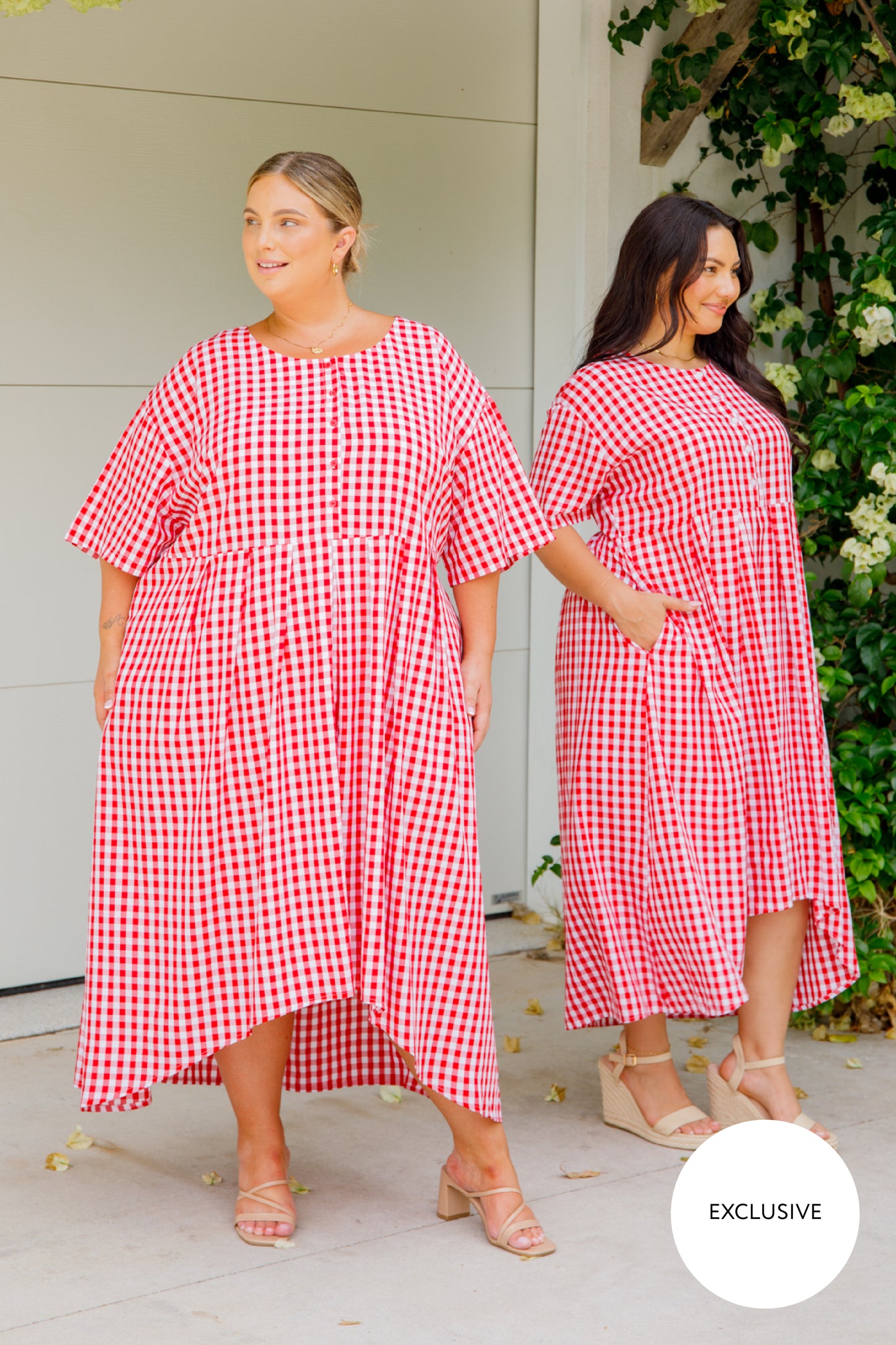 Maia Dress | Red Gingham | FINAL SALE