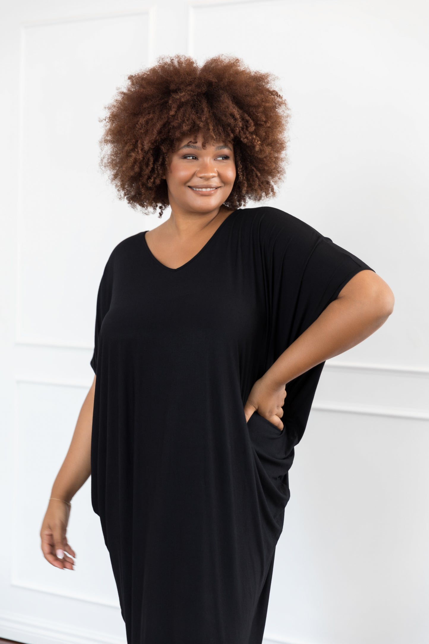 Plus-Sized Black Dresses | PQ Collection | Maxi Miracle Dress