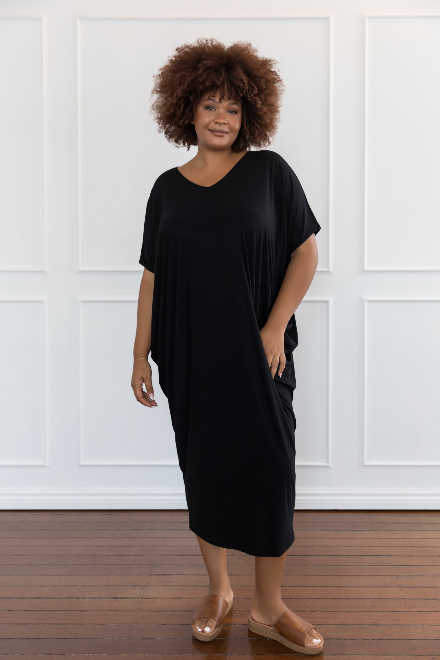 Plus-Sized Black Dresses | PQ Collection | Maxi Miracle Dress