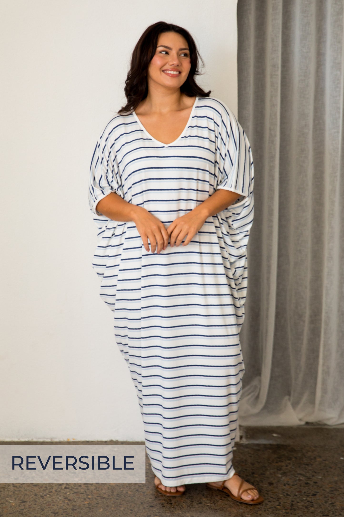 Maxi Miracle Dress | Nautical | FINAL SALE