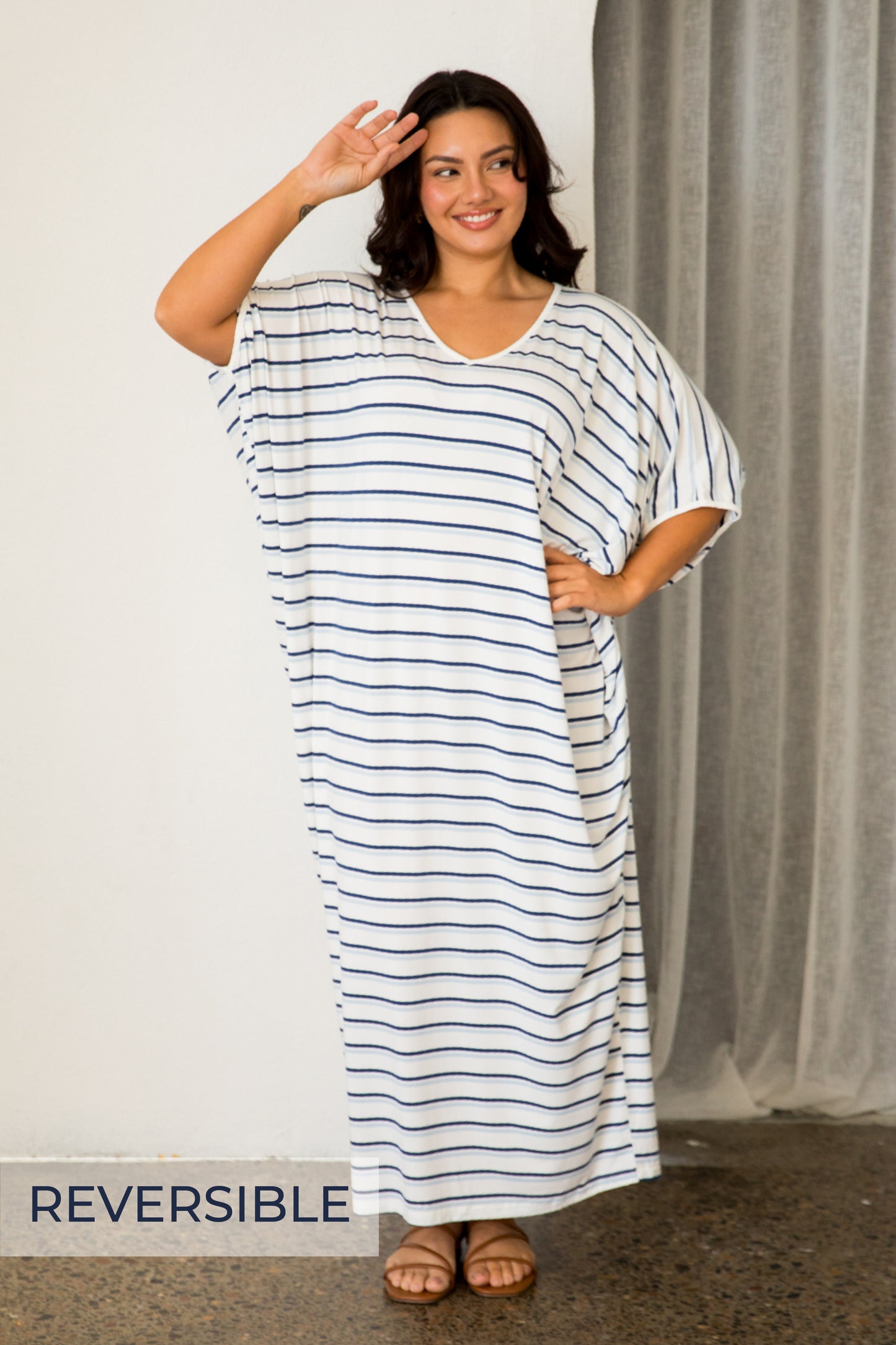 Maxi Miracle Dress | Nautical | FINAL SALE