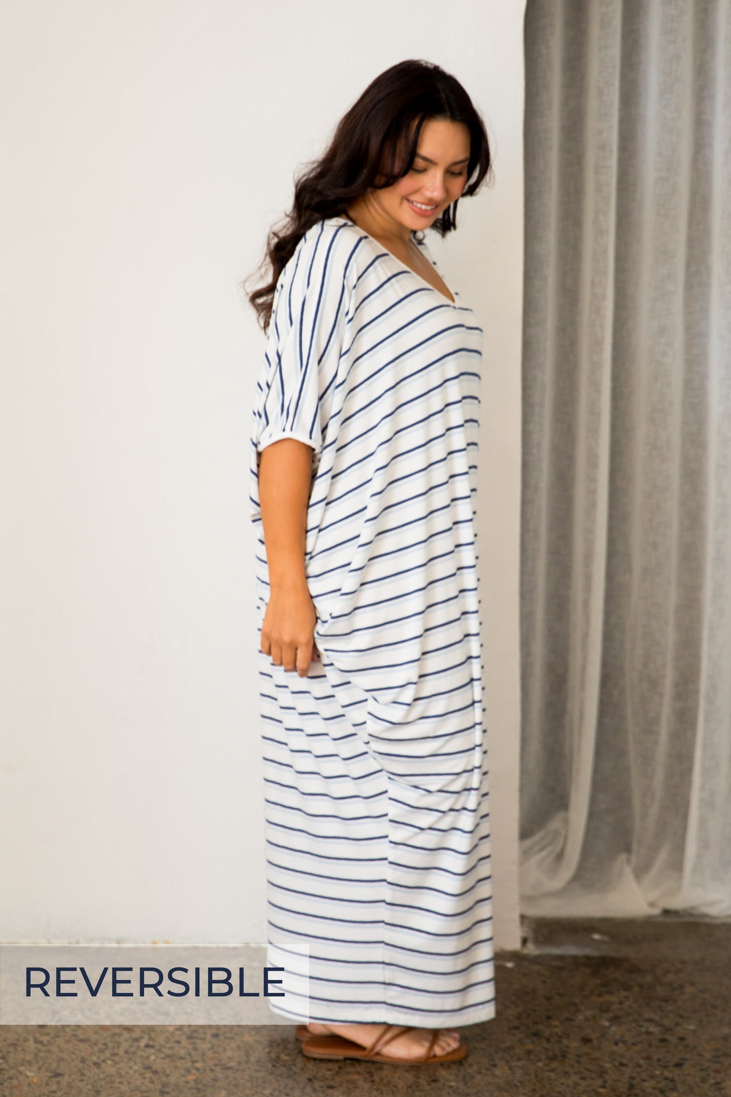 Maxi Miracle Dress | Nautical | FINAL SALE