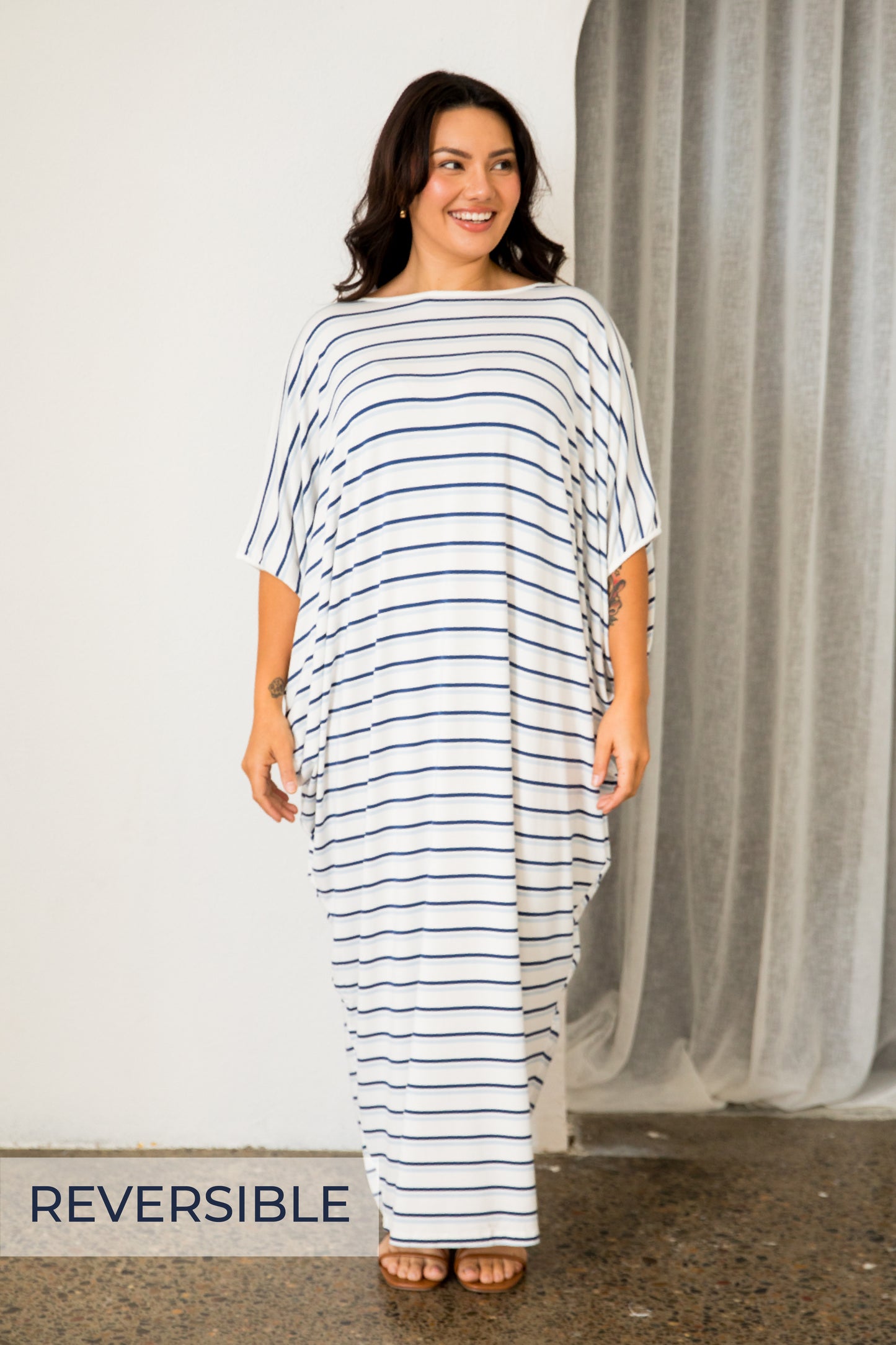 Maxi Miracle Dress | Nautical | FINAL SALE