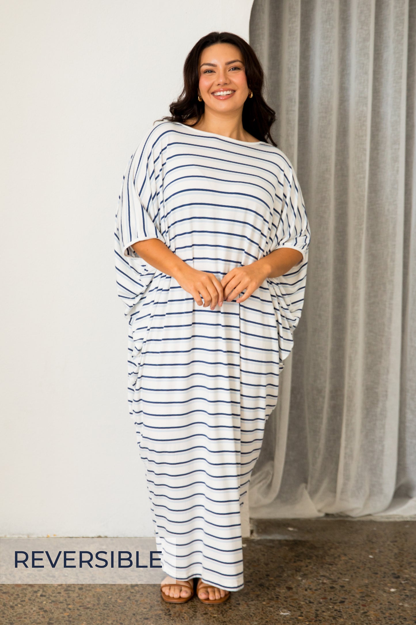 Maxi Miracle Dress | Nautical | FINAL SALE