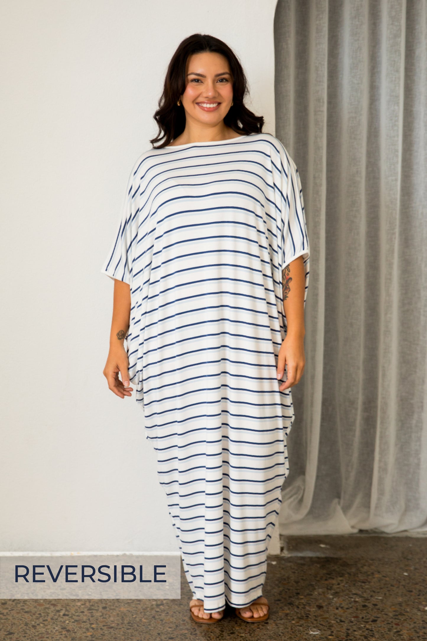 Maxi Miracle Dress | Nautical | FINAL SALE