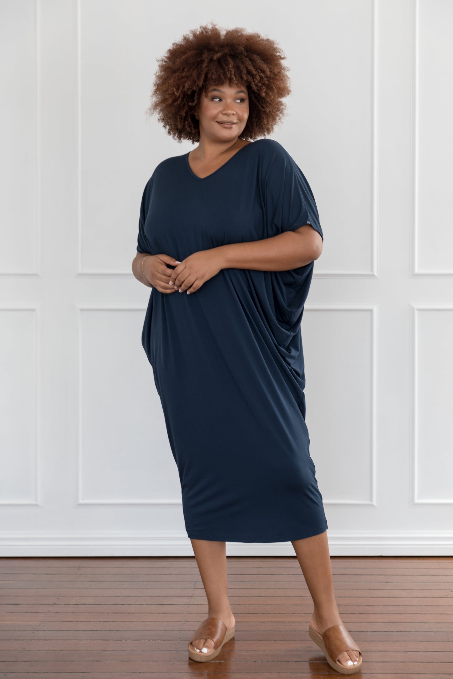 Plus-Sized Navy Dresses | PQ Collection | Maxi Miracle Dress