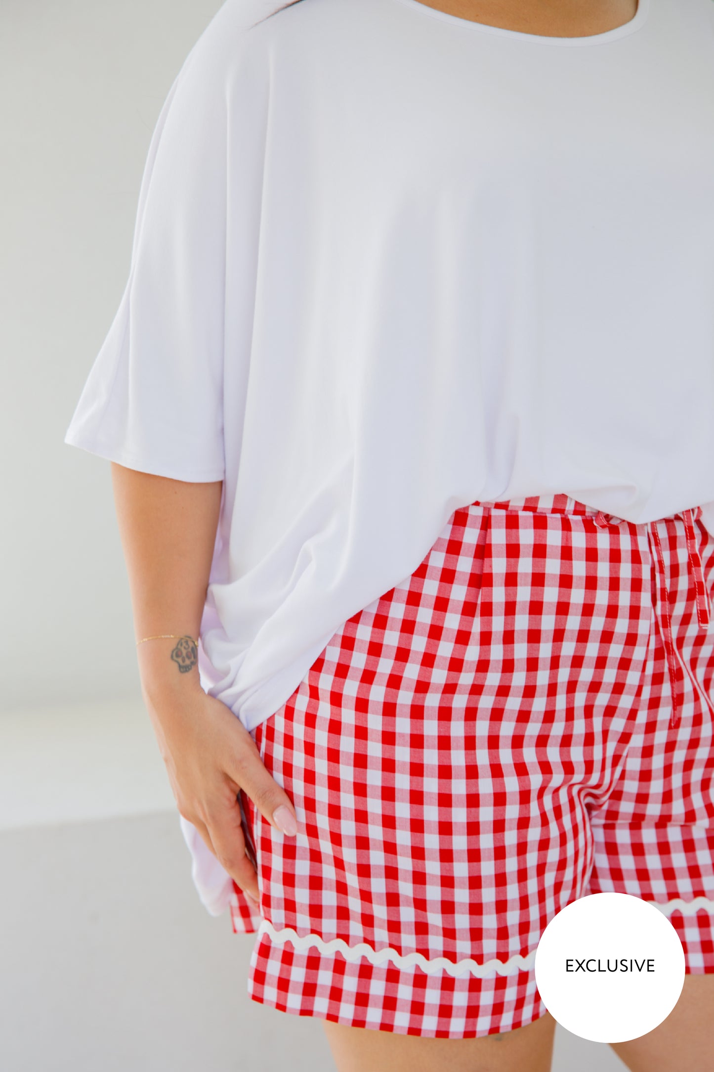 Milan Shorts | Red Gingham | FINAL SALE