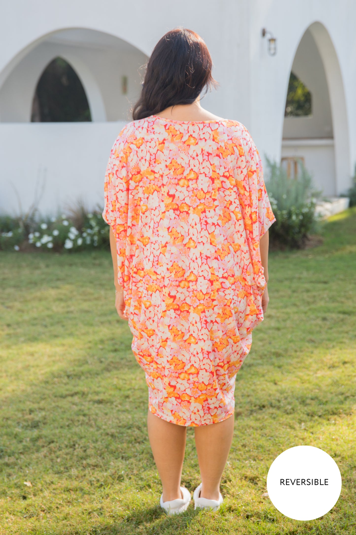 ZZ MIRACLE Bamboo Short Sleeve Classic Length Dress | Calypso | FINAL SALE