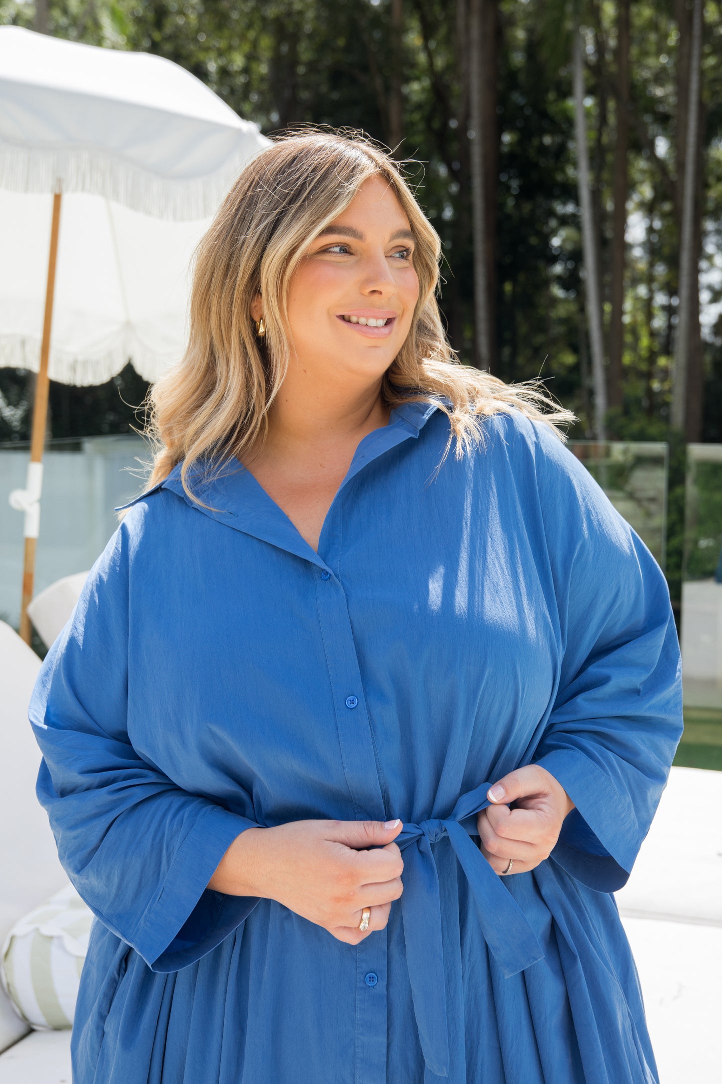 Miracle Shirt Dress | Coastline | FINAL SALE