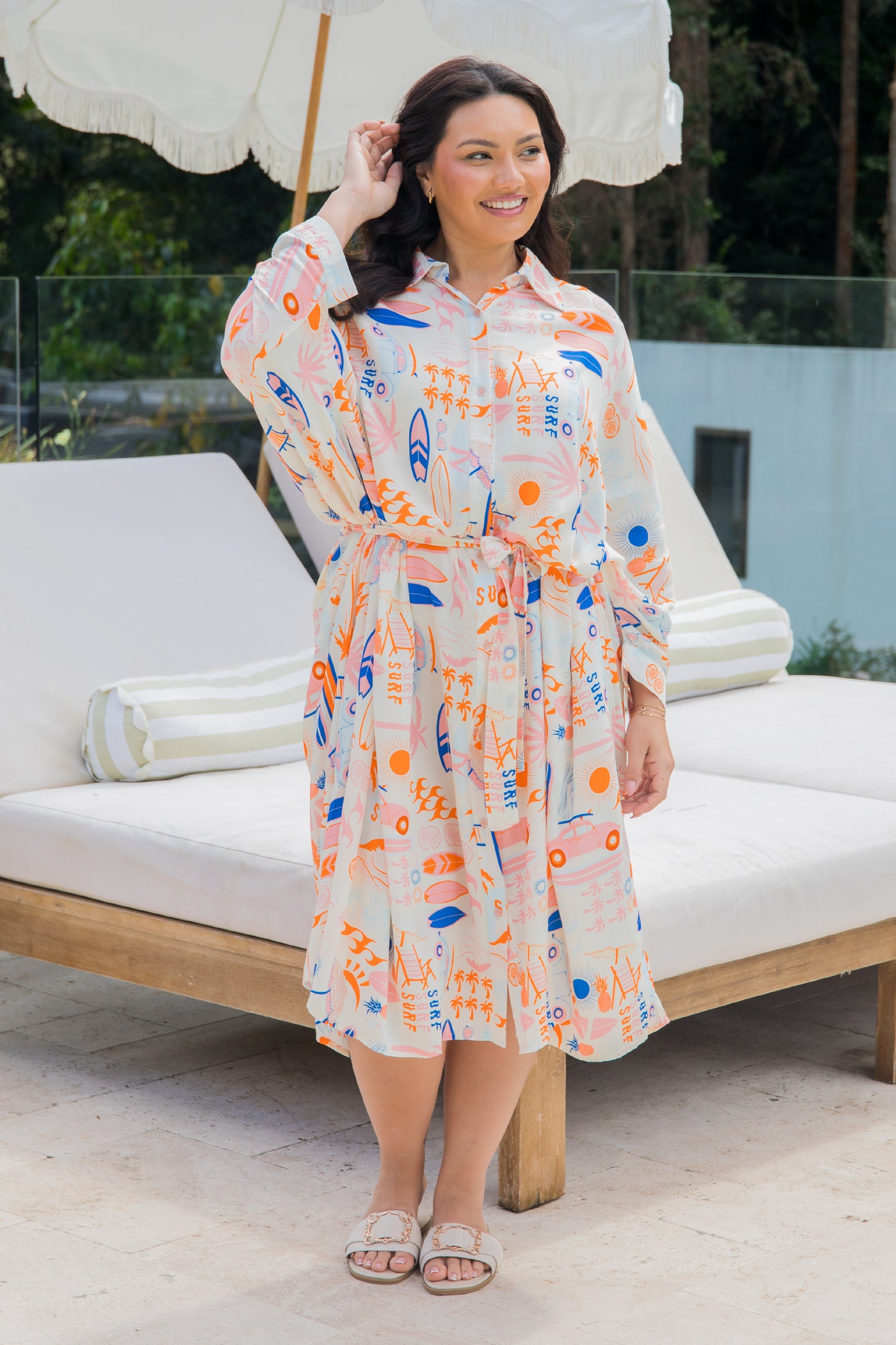 Miracle Shirt Dress | Surf's Up | FINAL SALE