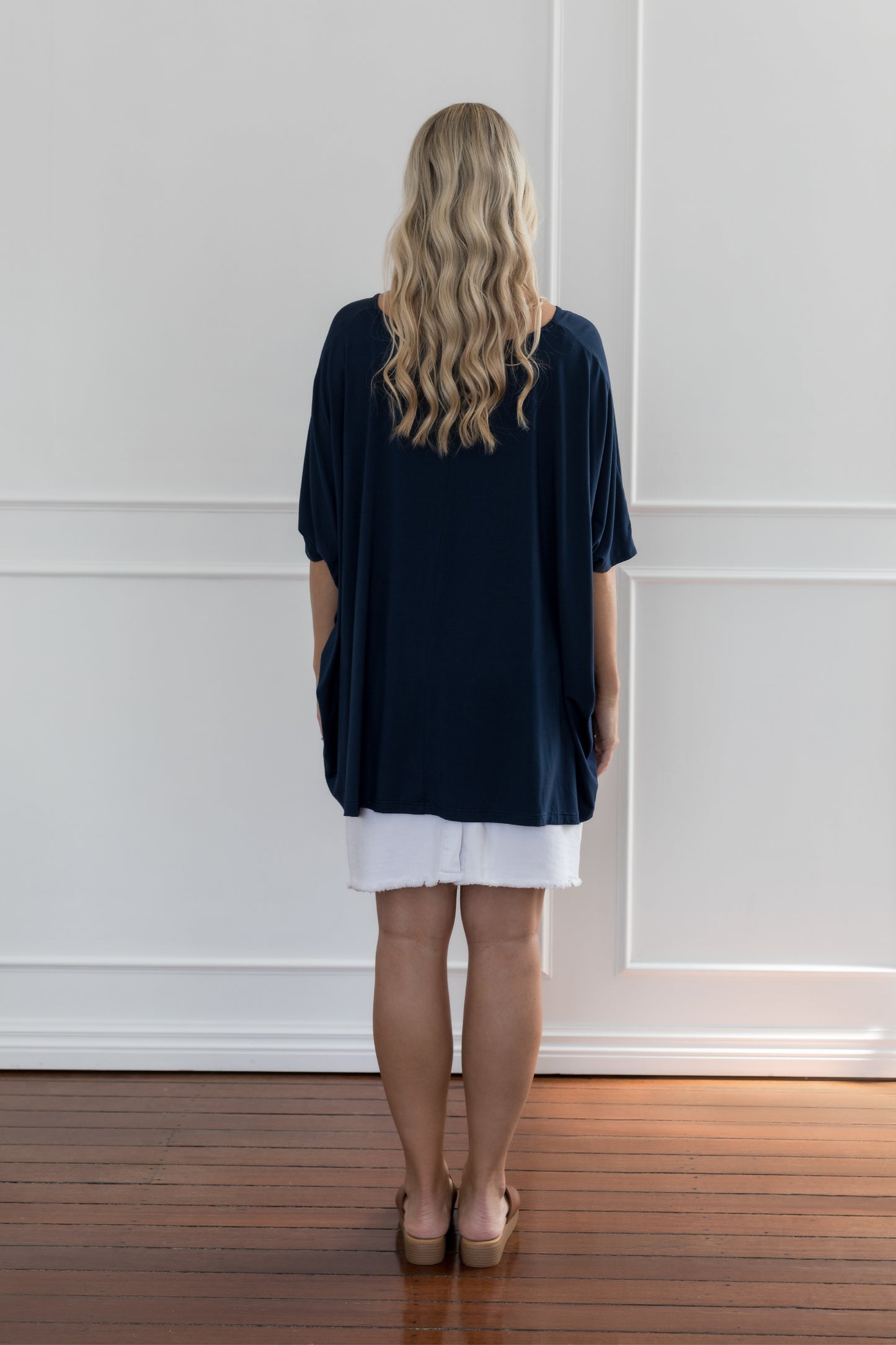Plus-Sized Navy Tops | PQ Collection | Nice Top