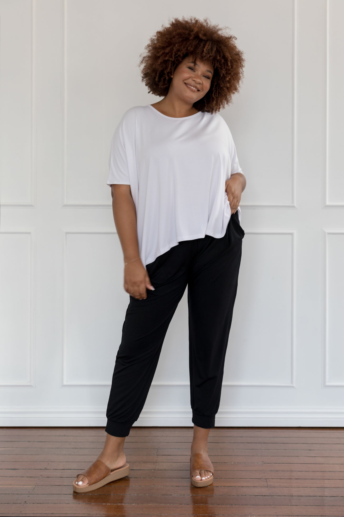 Plus-Sized White Tops | PQ Collection | Nice Top