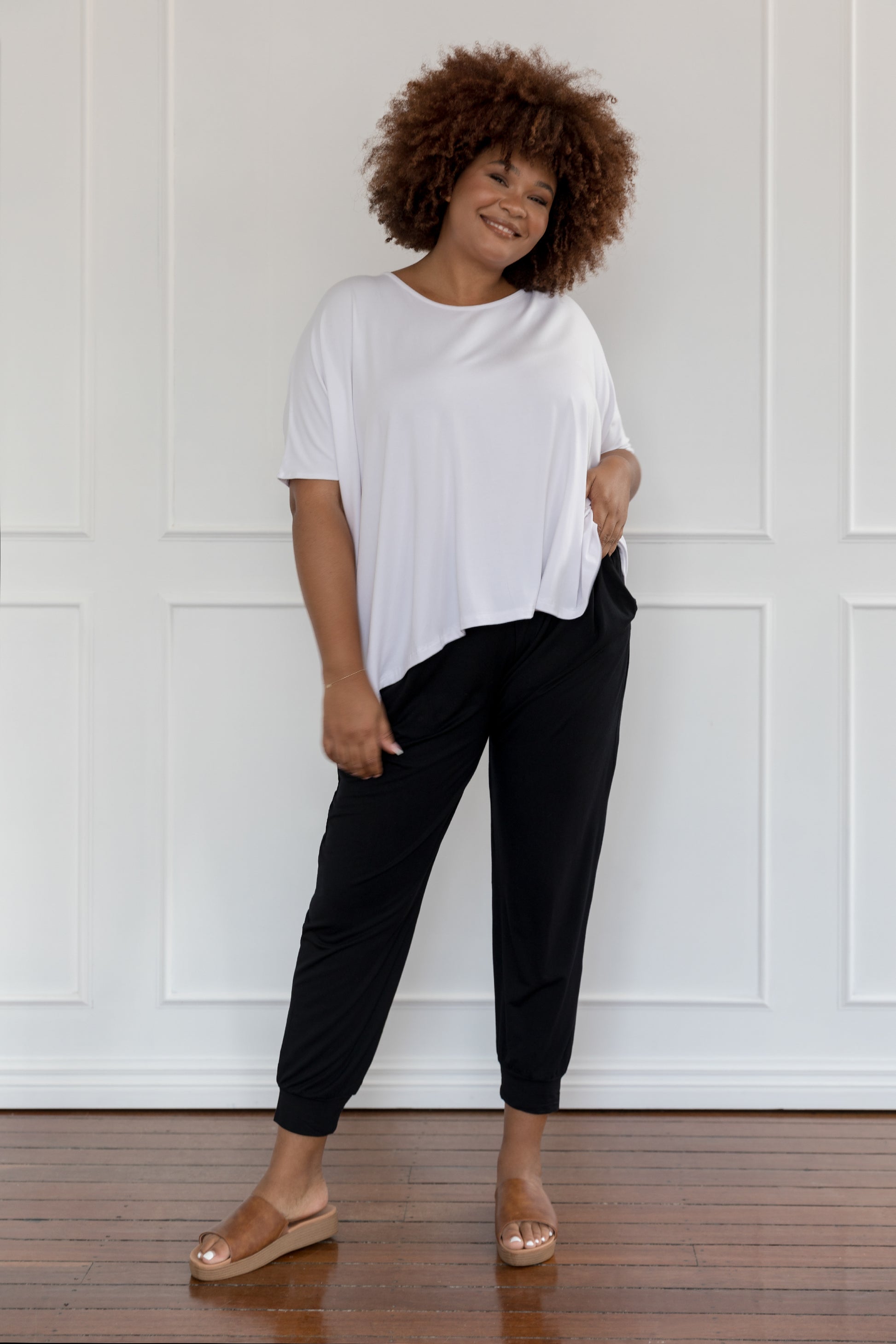 Plus-Sized White Tops | PQ Collection | Nice Top