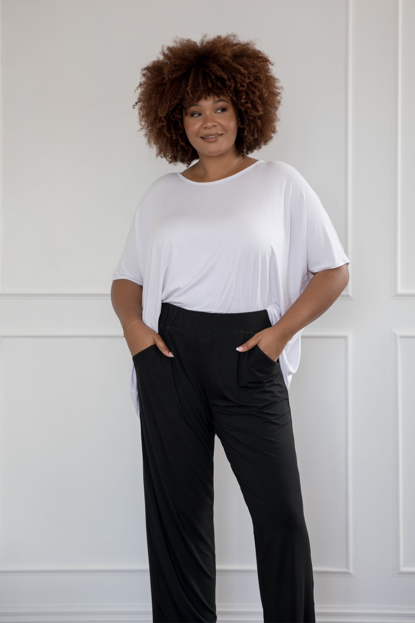 Plus-Sized Black Pants | PQ Collection | Frankie Pant