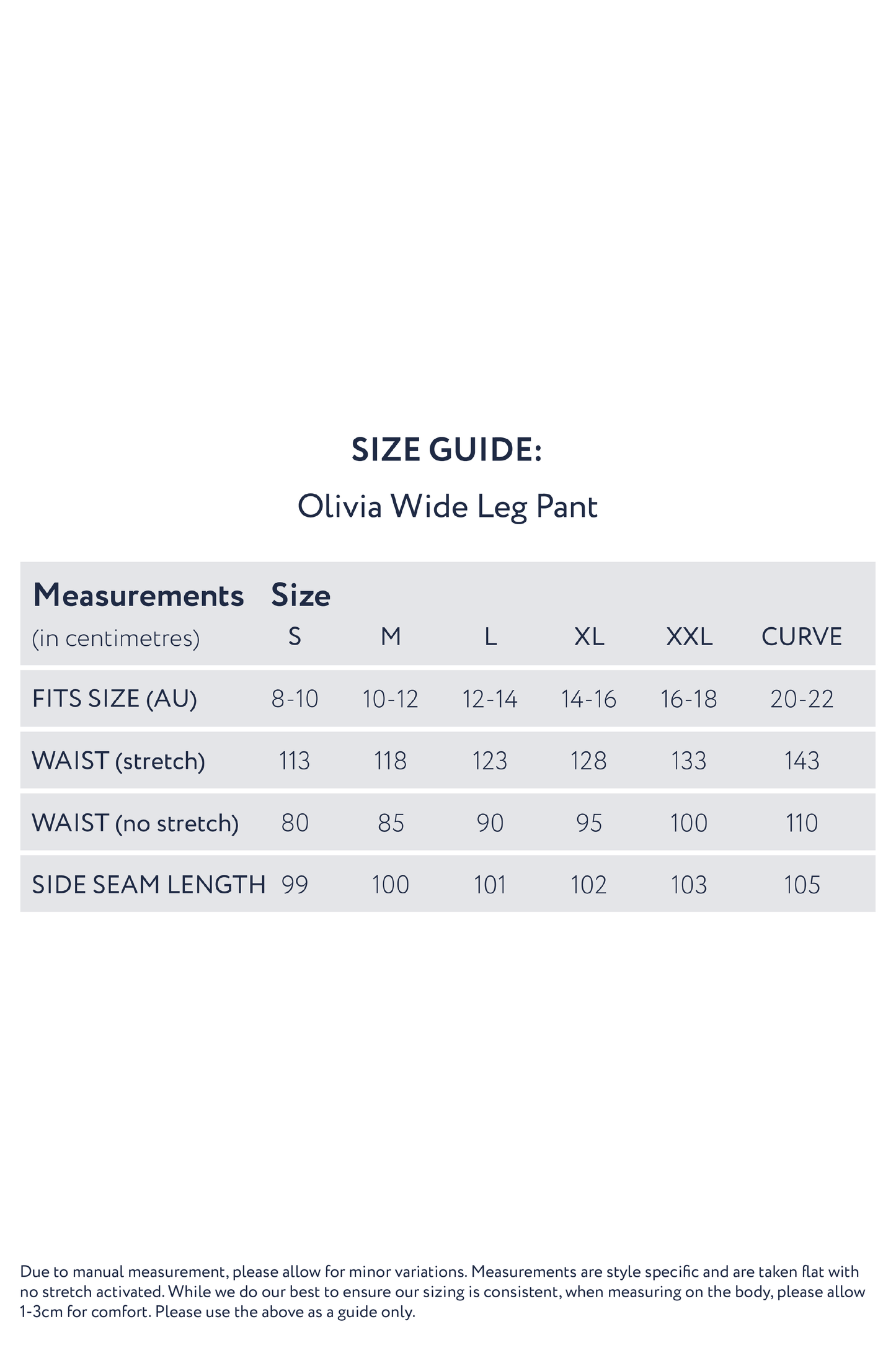 Wide Leg Olivia Pant | Trella | FINAL SALE