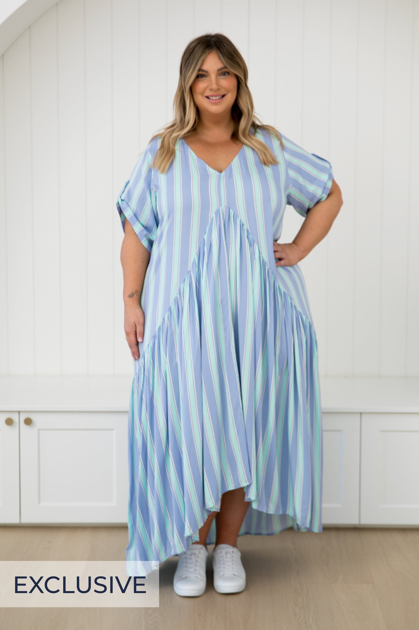 Peak Maxi Dress | Blue Eternity | FINAL SALE