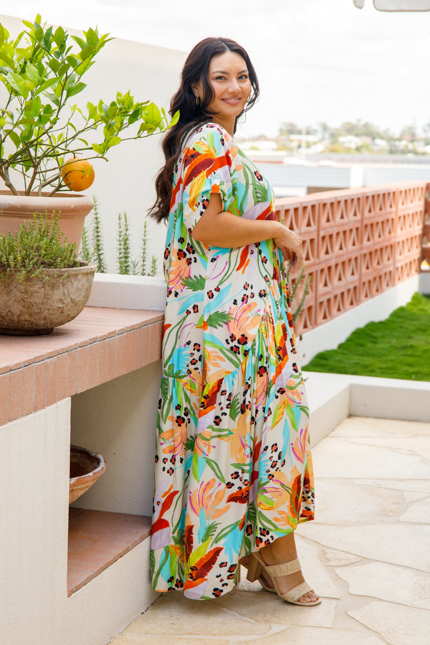 Peak Maxi Dress | Castaway | FINAL SALE