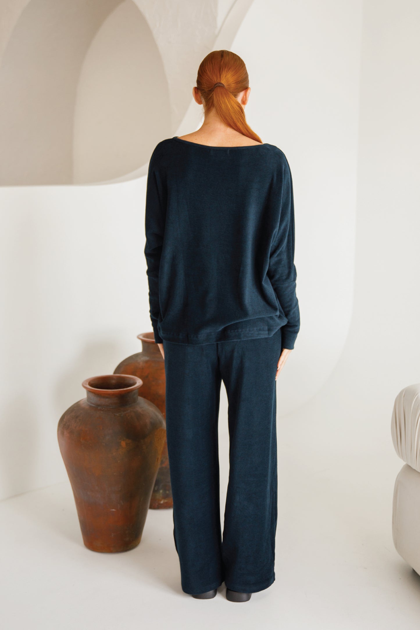 Pennie Long Sleeve Lounge Top | Forest Marle