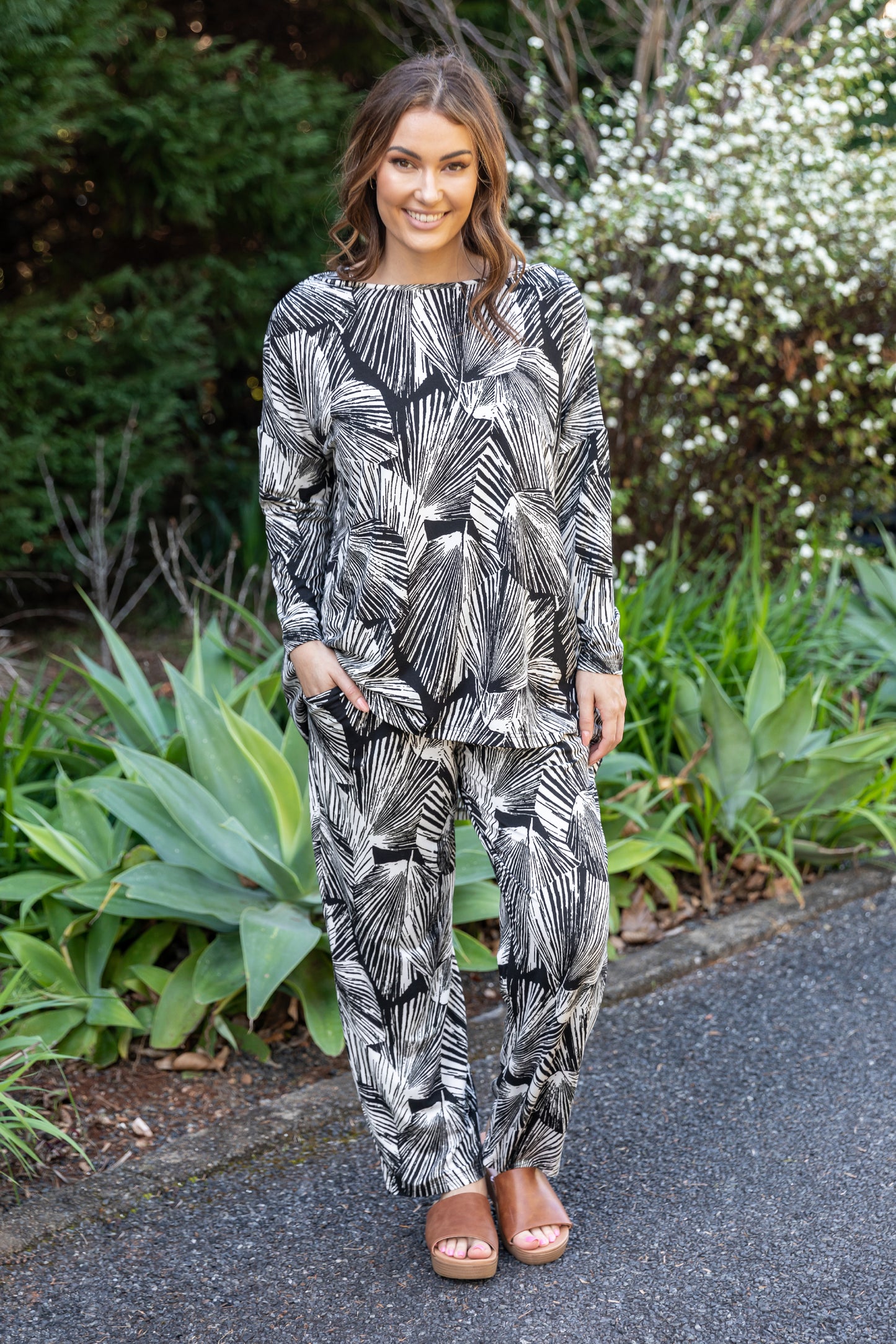 Pippa Top | Hunter Palm | FINAL SALE