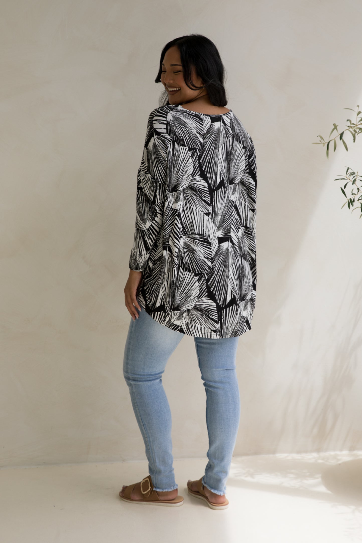 Pippa Top | Hunter Palm | FINAL SALE