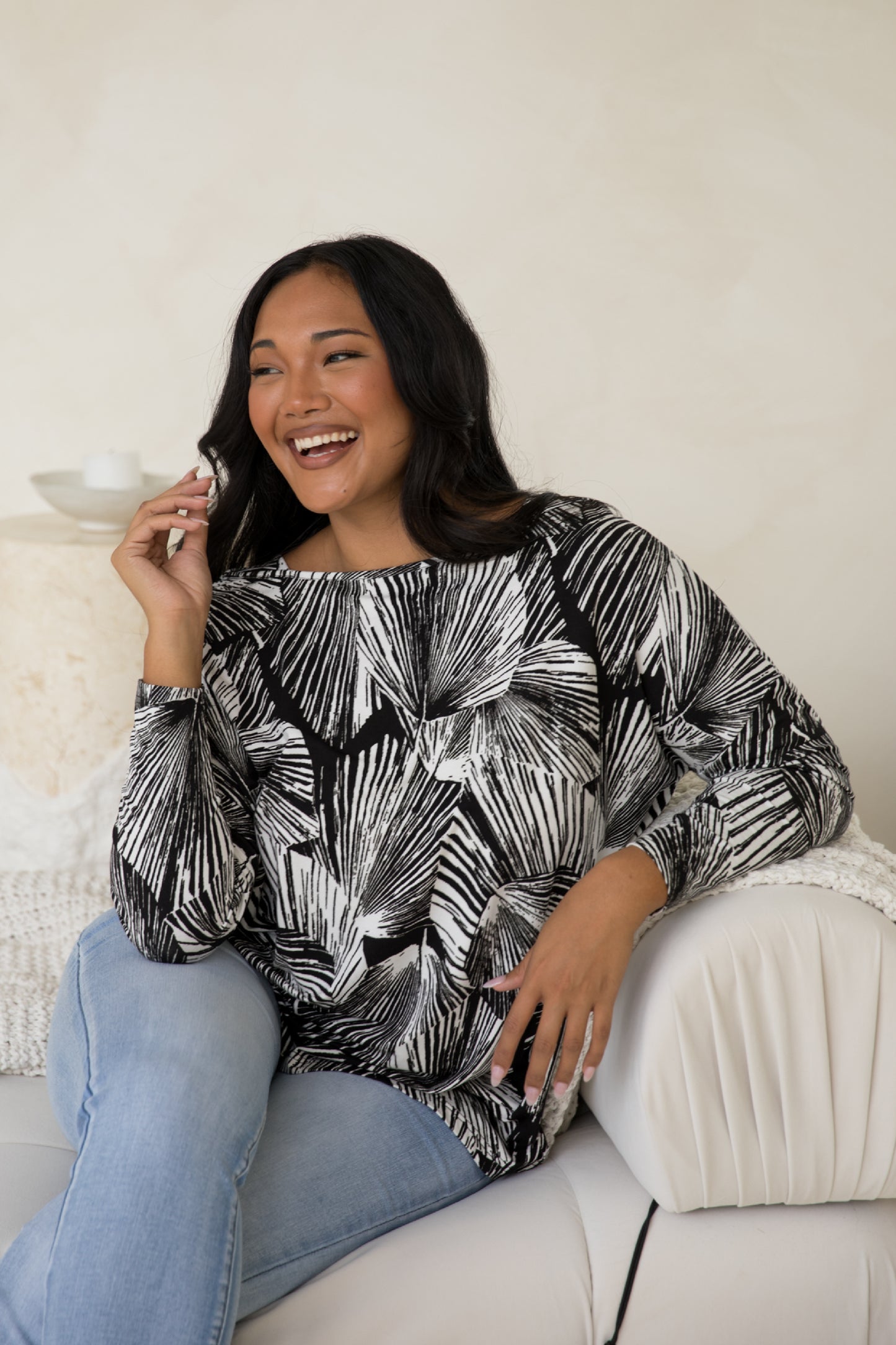 Pippa Top | Hunter Palm | FINAL SALE