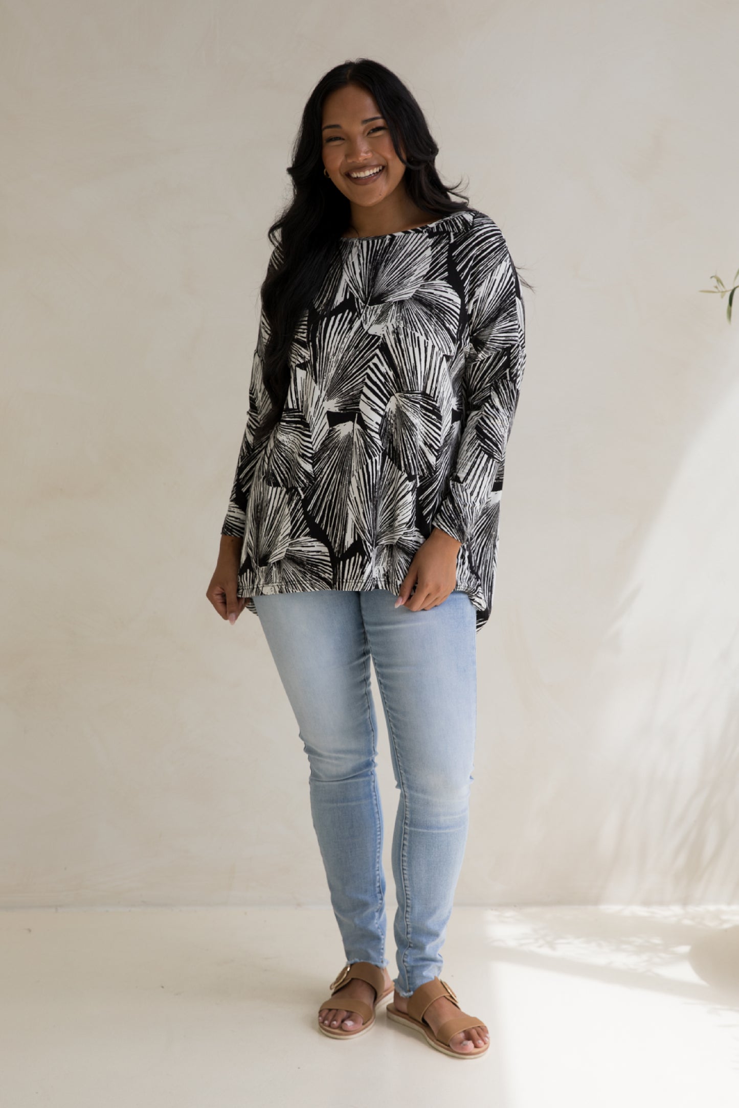 Pippa Top | Hunter Palm | FINAL SALE