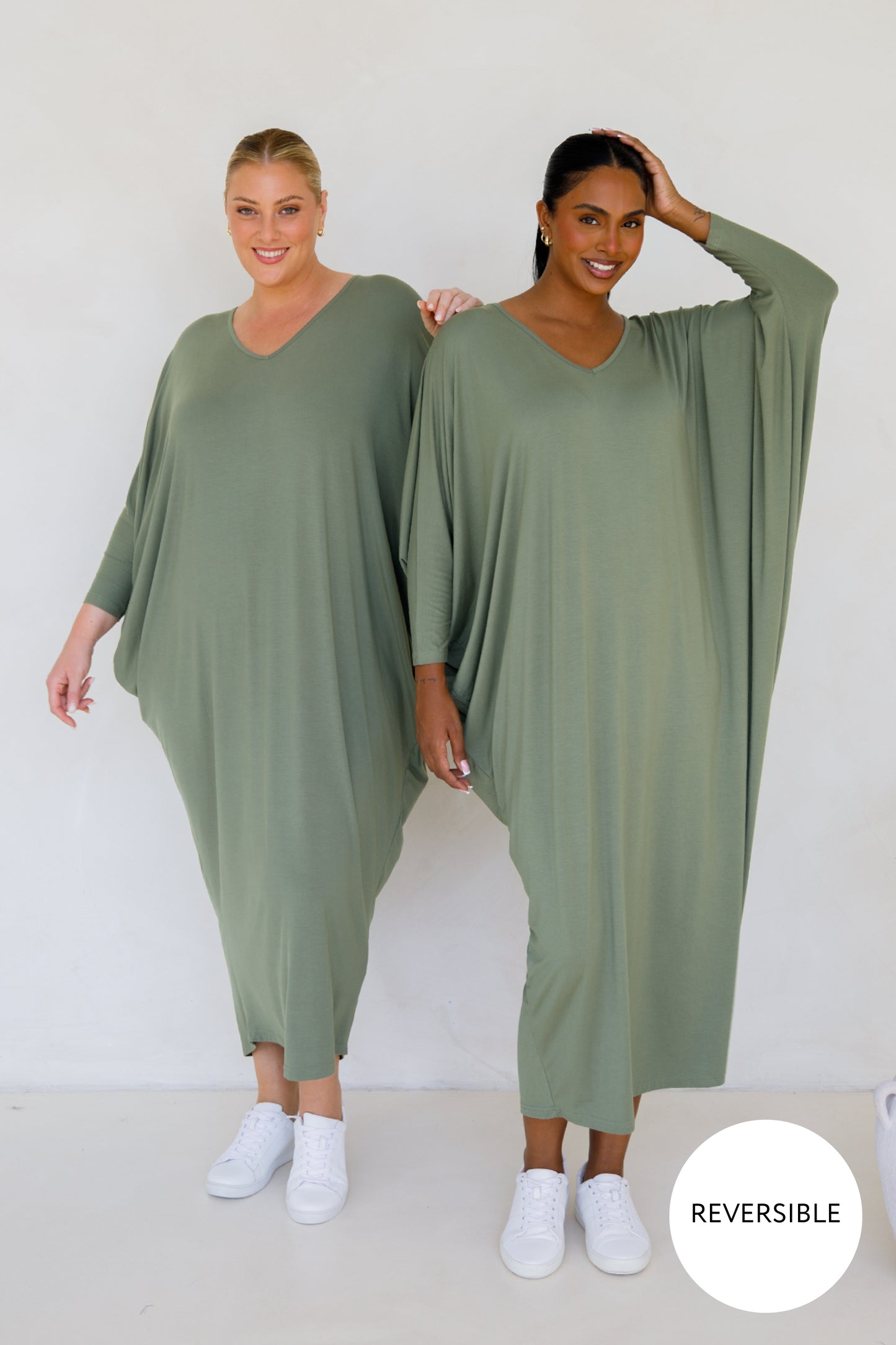 Miracle Bamboo Long Sleeve Maxi Dress | Fern