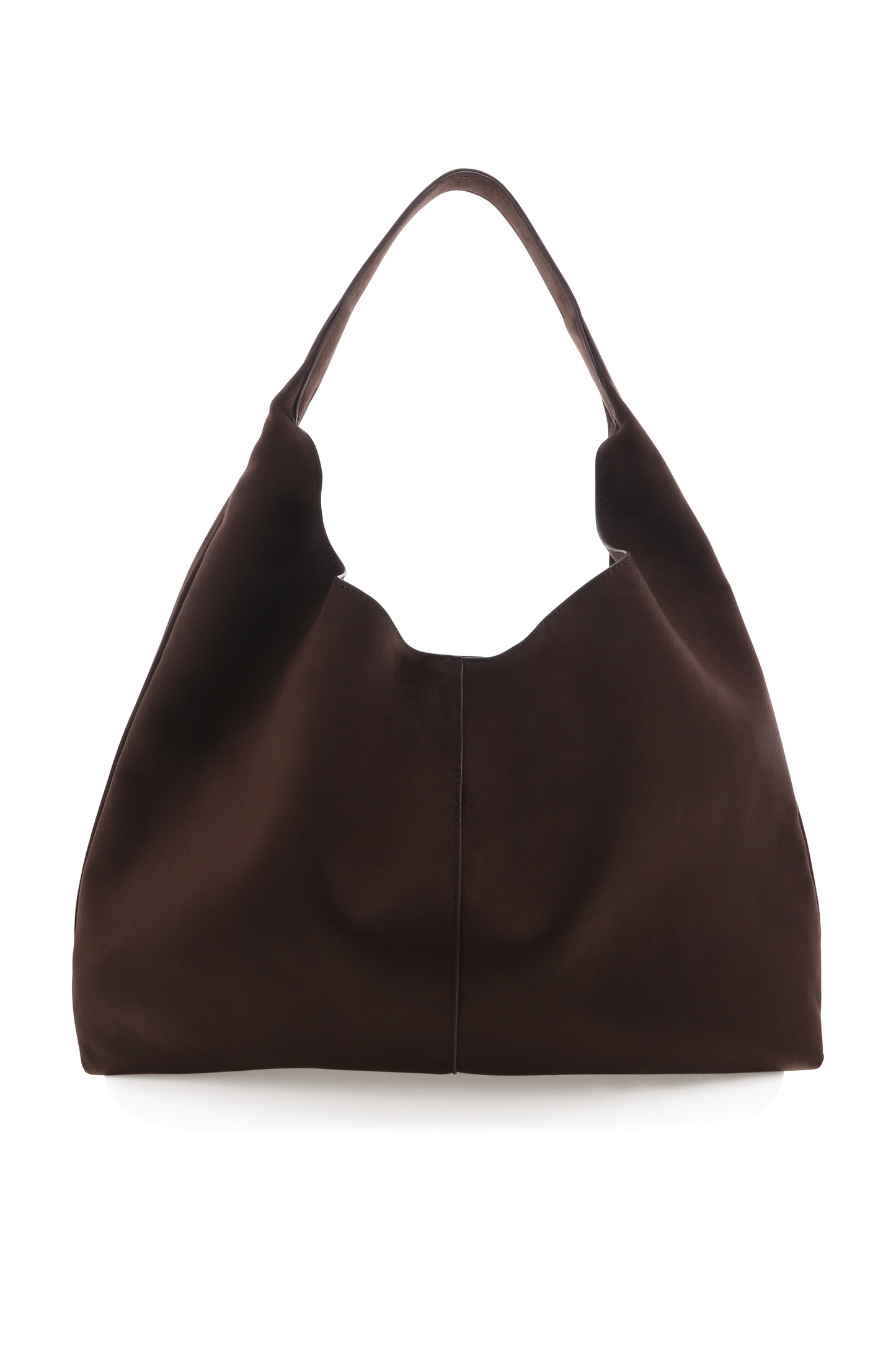 REMI Shoulder Bag | Dark Cacao Suede