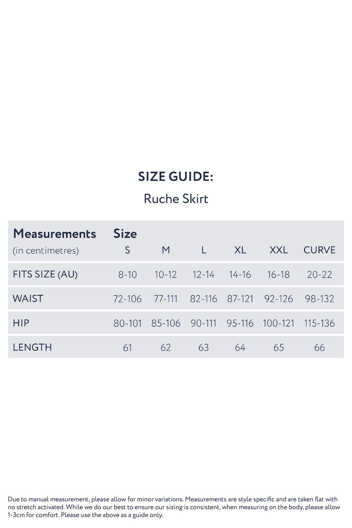 RUCHE Bamboo Classic Length Skirt | Tuscan Lane | FINAL SALE