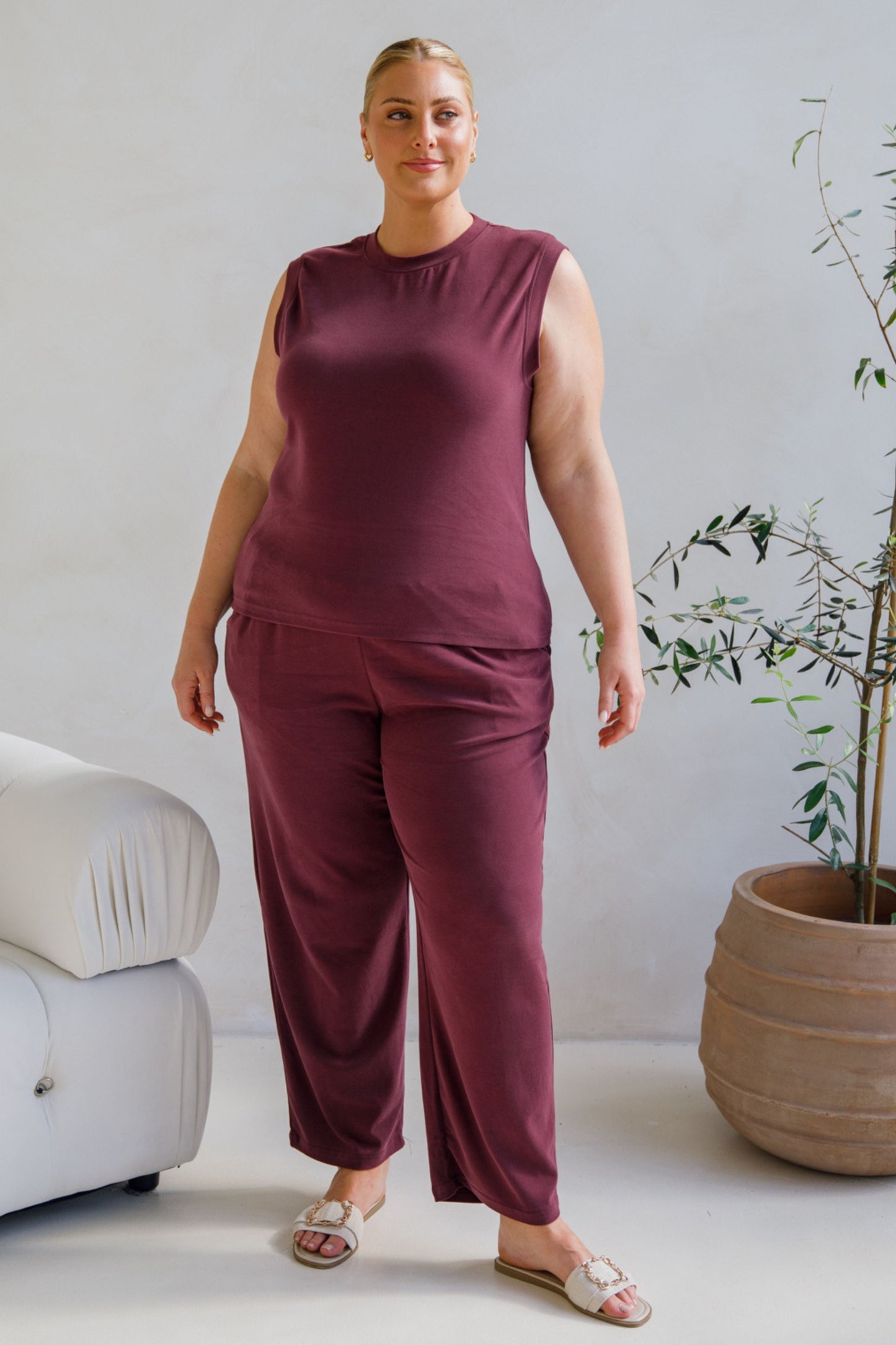 Sadie Lounge Tank | Shiraz