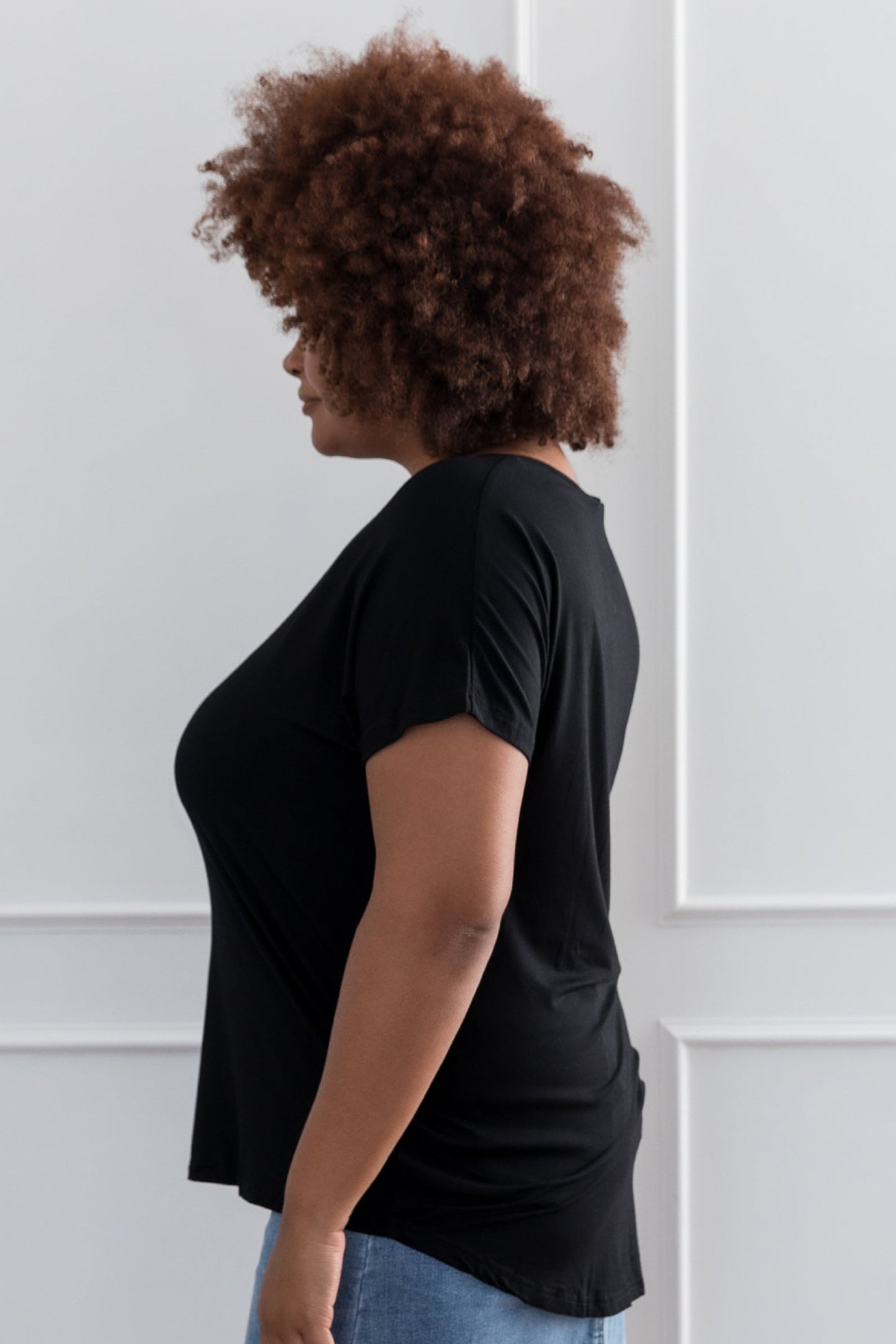 Plus-Sized Black Tops | PQ Collection | Destiny Top