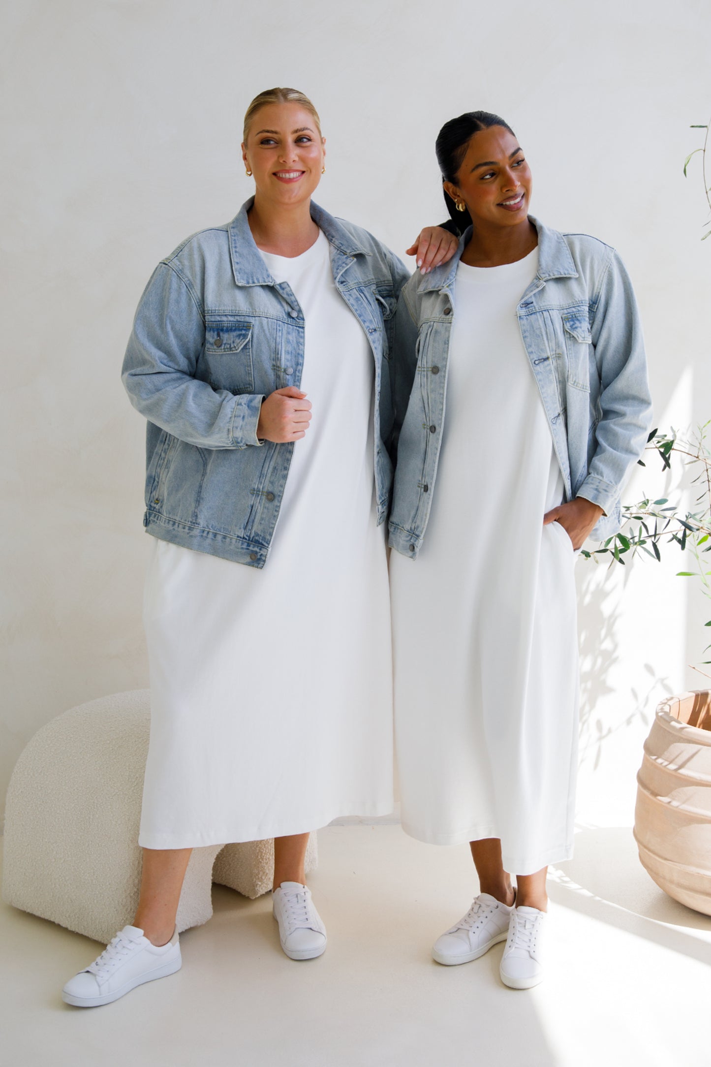Signature Relaxed Denim Jacket | Light Wash Denim