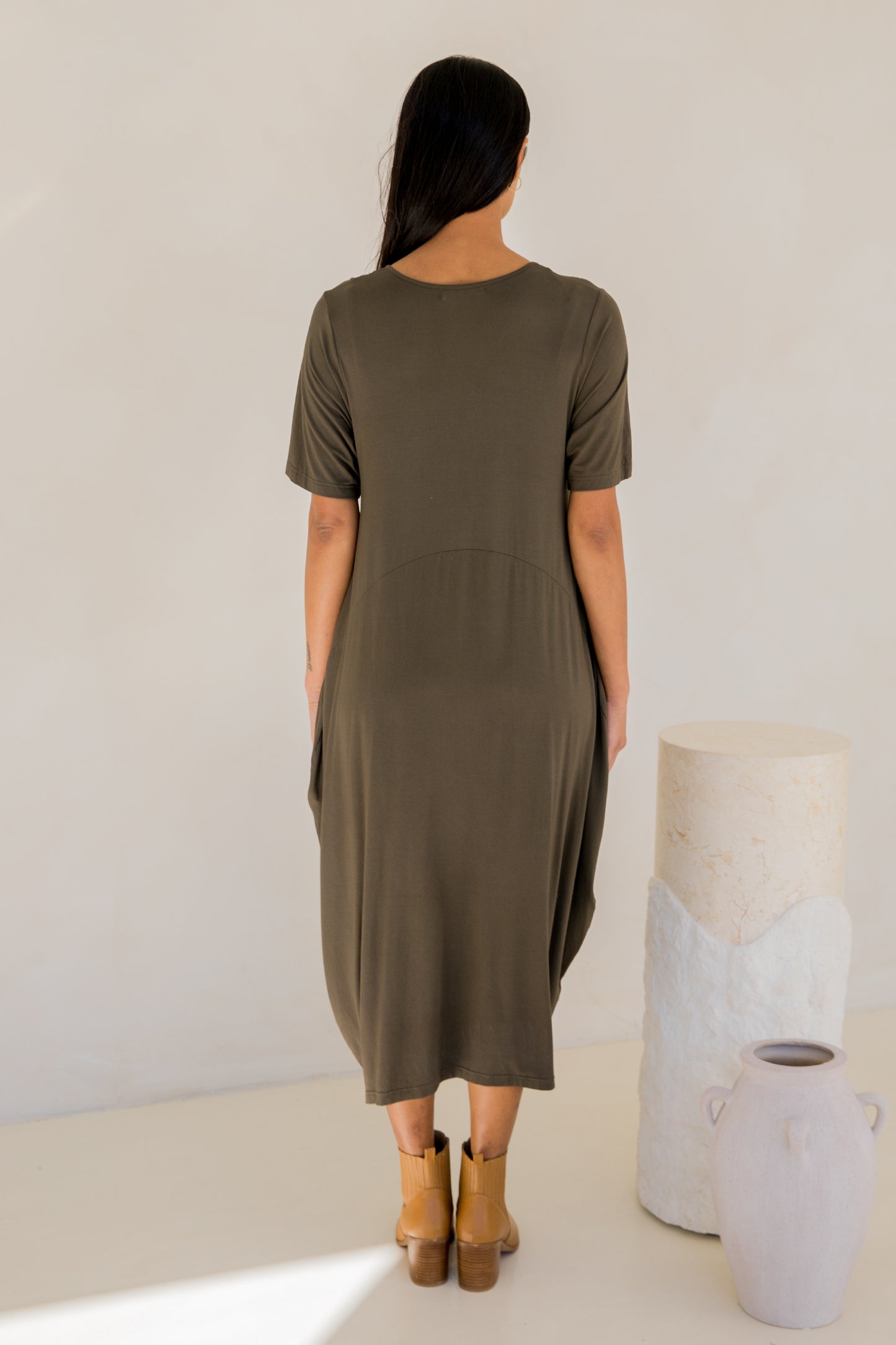 Soho Dress | Moss Green | FINAL SALE