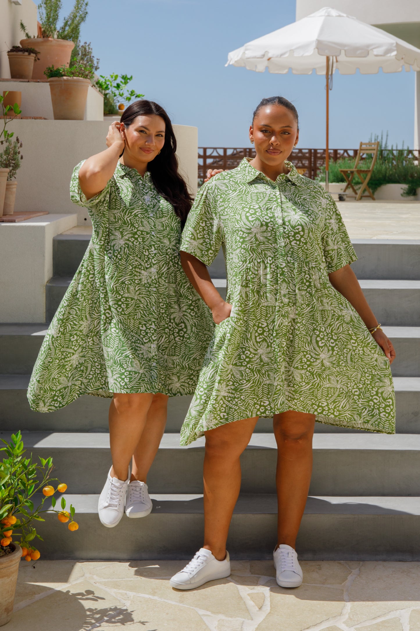 Venus Dress | Green Palm Cove | FINAL SALE