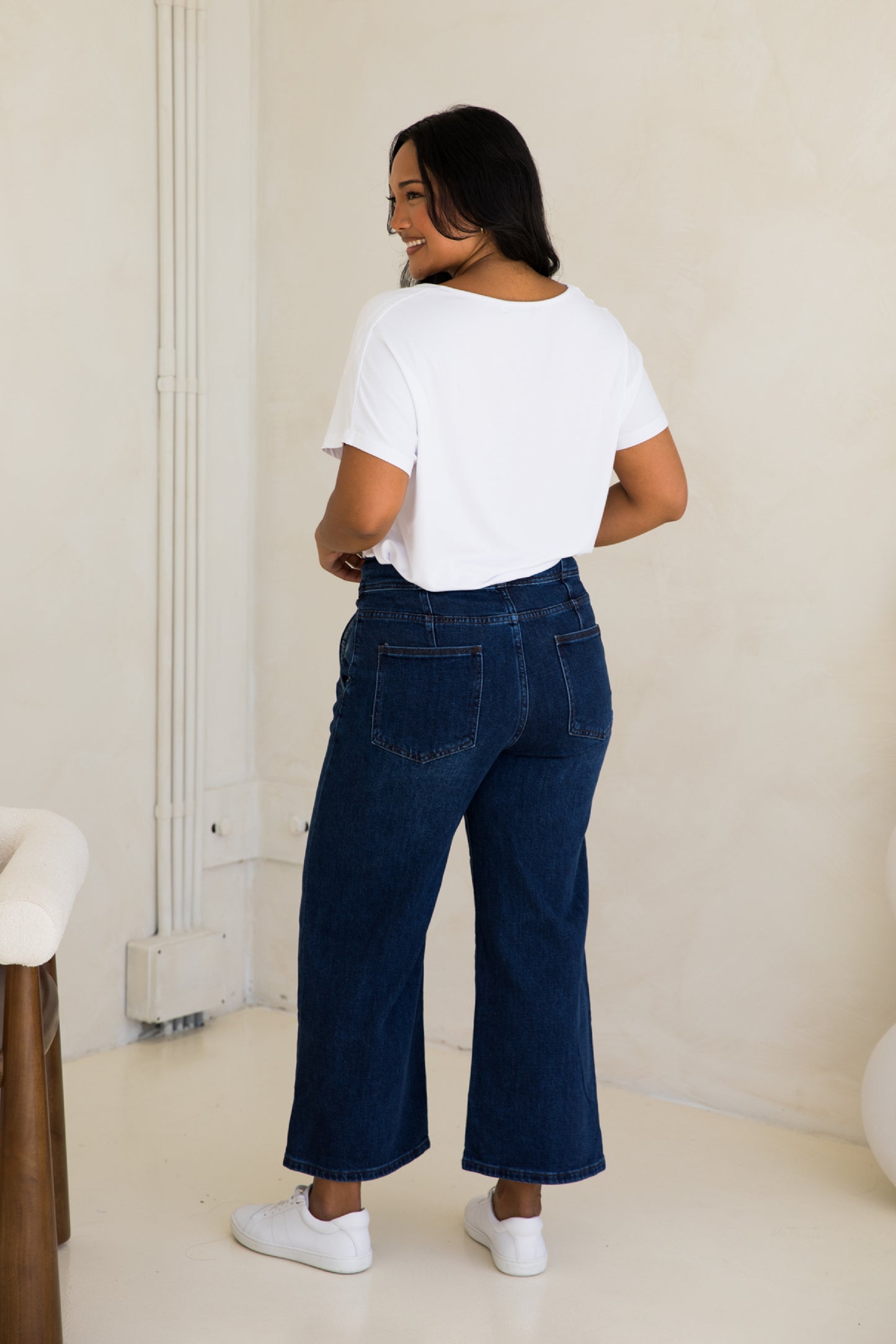 Wide Leg Jean | Dark Denim | FINAL SALE