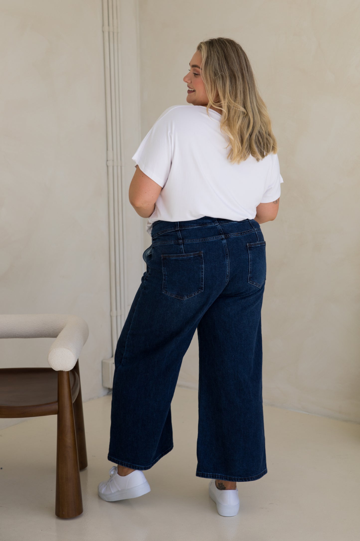 Wide Leg Jean | Dark Denim | FINAL SALE