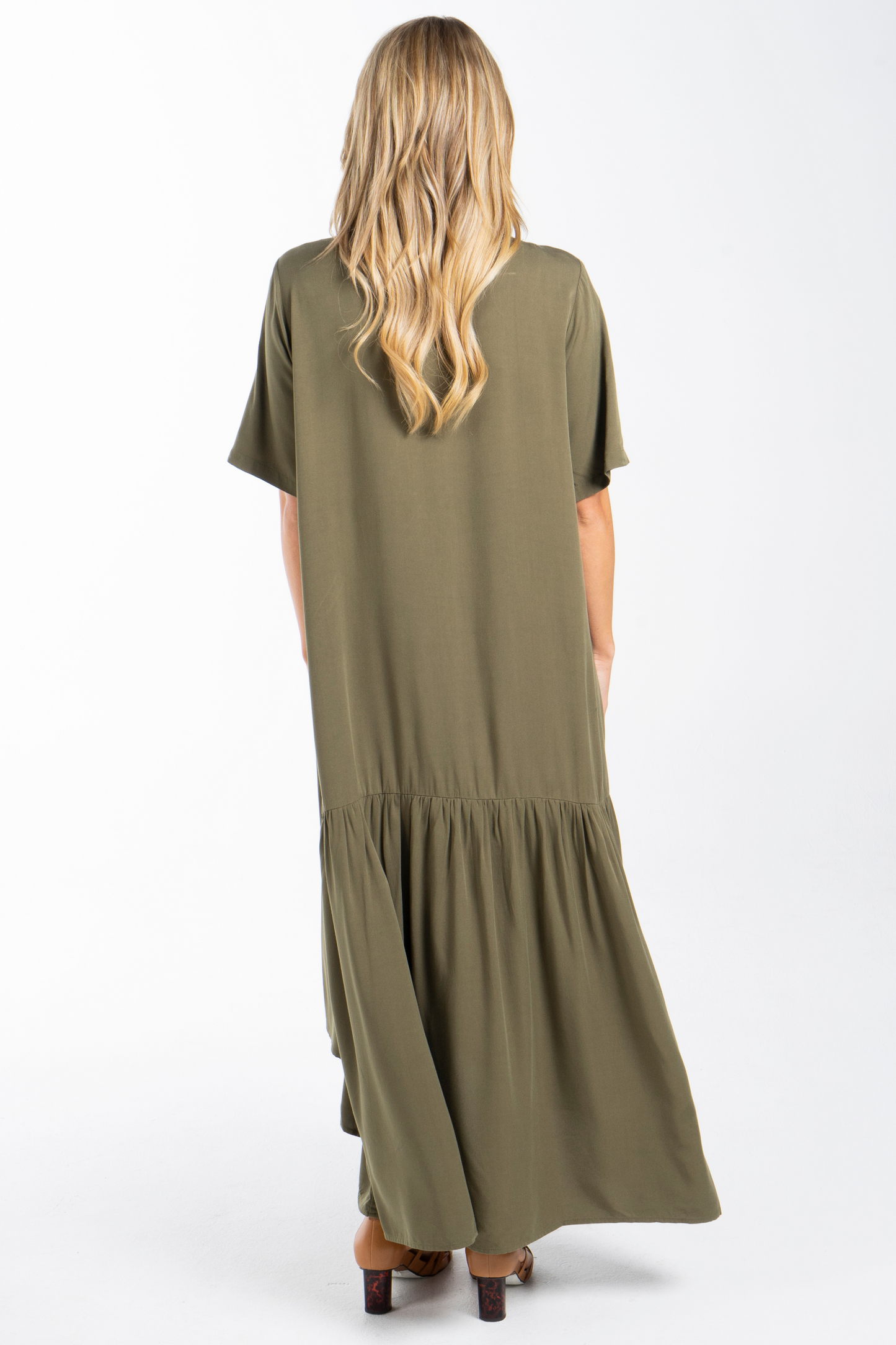 Peak Maxi Dress | Khaki | FINAL SALE