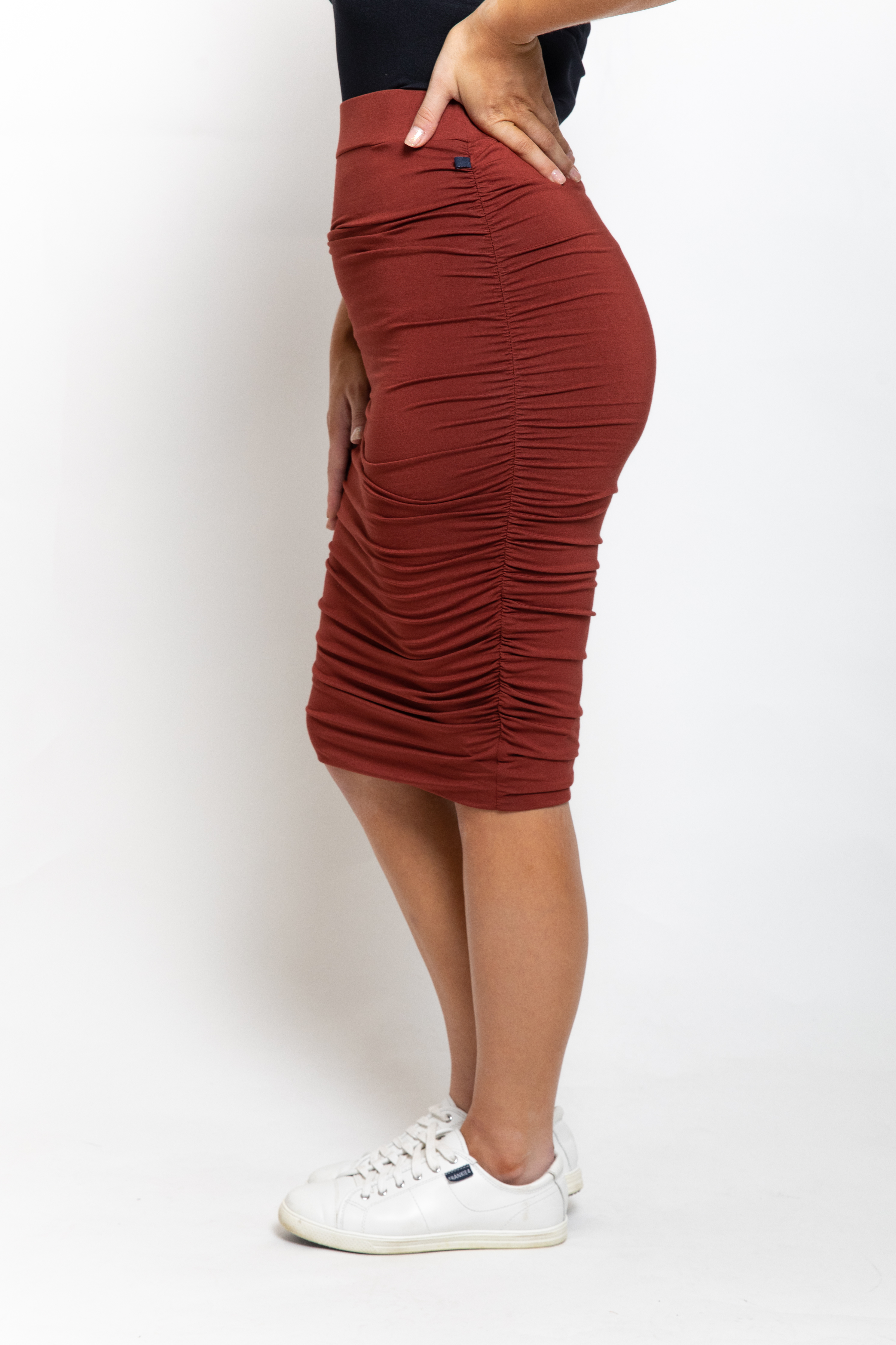 Pq collection ruched skirt sale nz