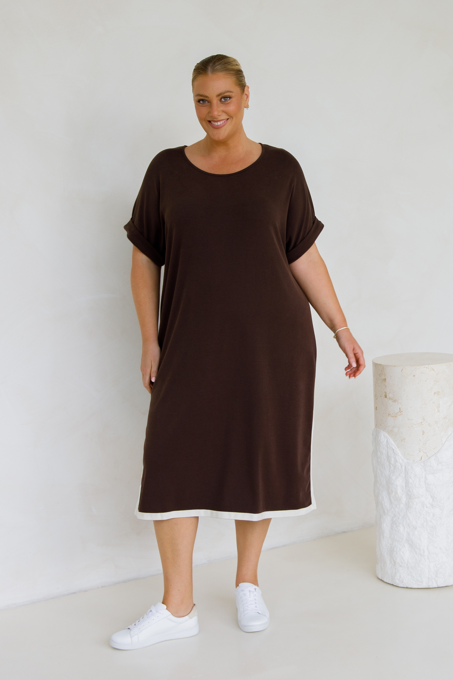 Gigi Lounge Dress | Chocolate