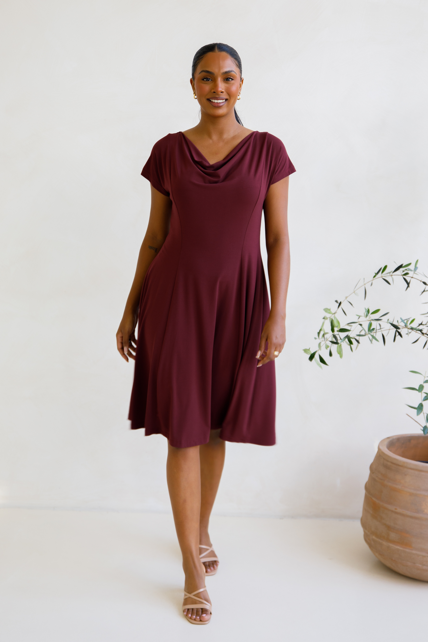 Maeve Dress | Cranberry