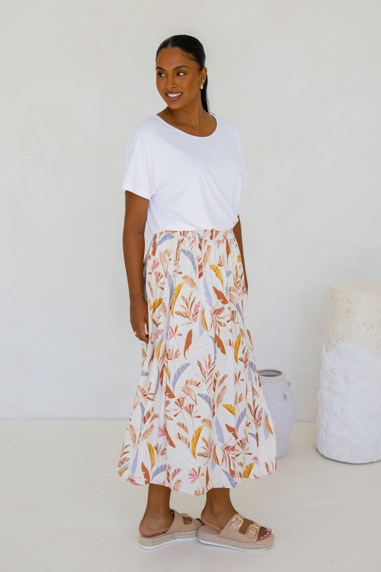 Harley Skirt | Light Palmetto