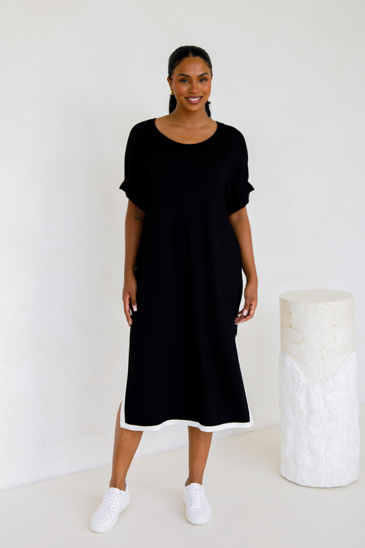 Gigi Lounge Dress | Black