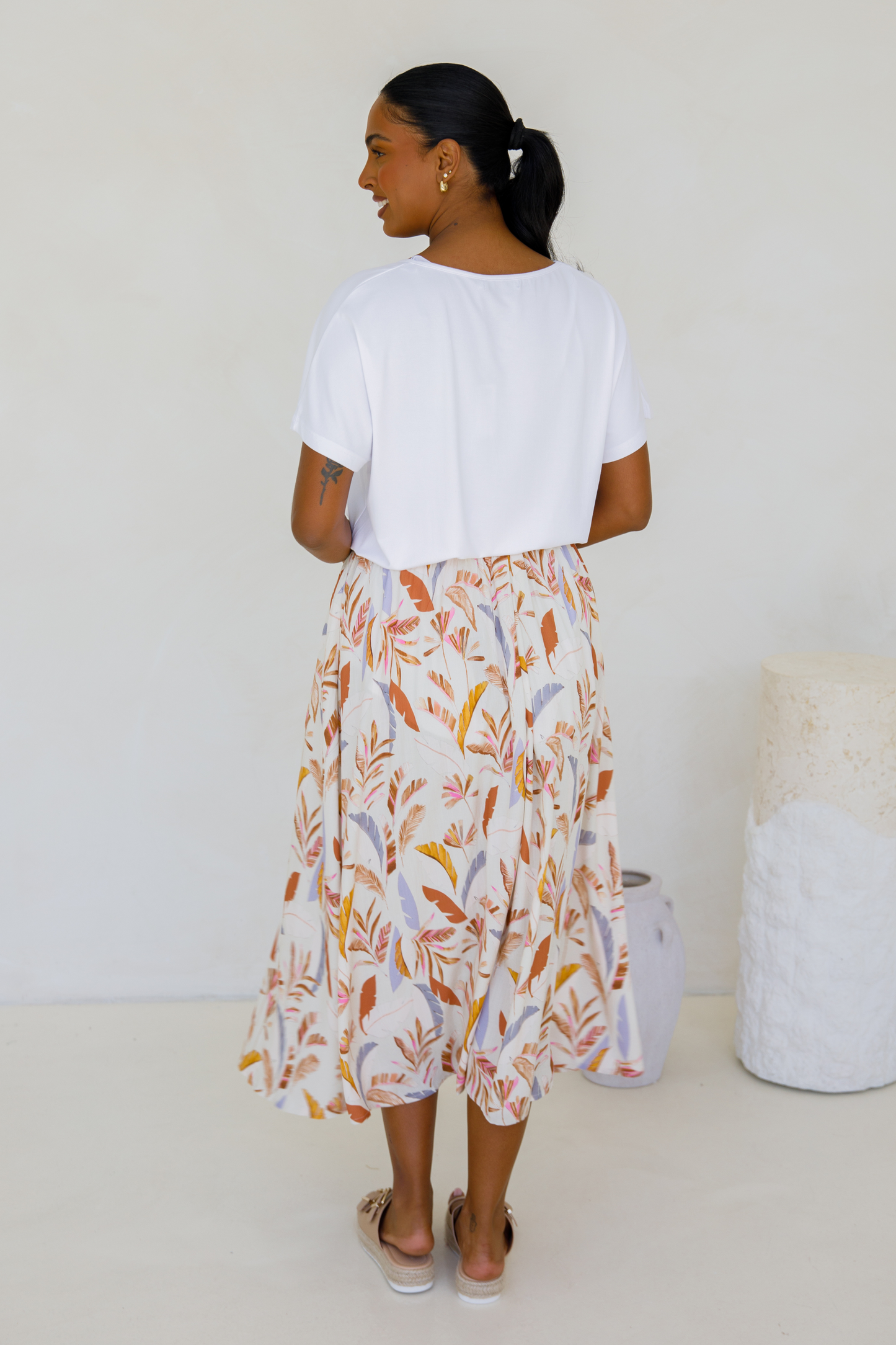 Harley Skirt | Light Palmetto