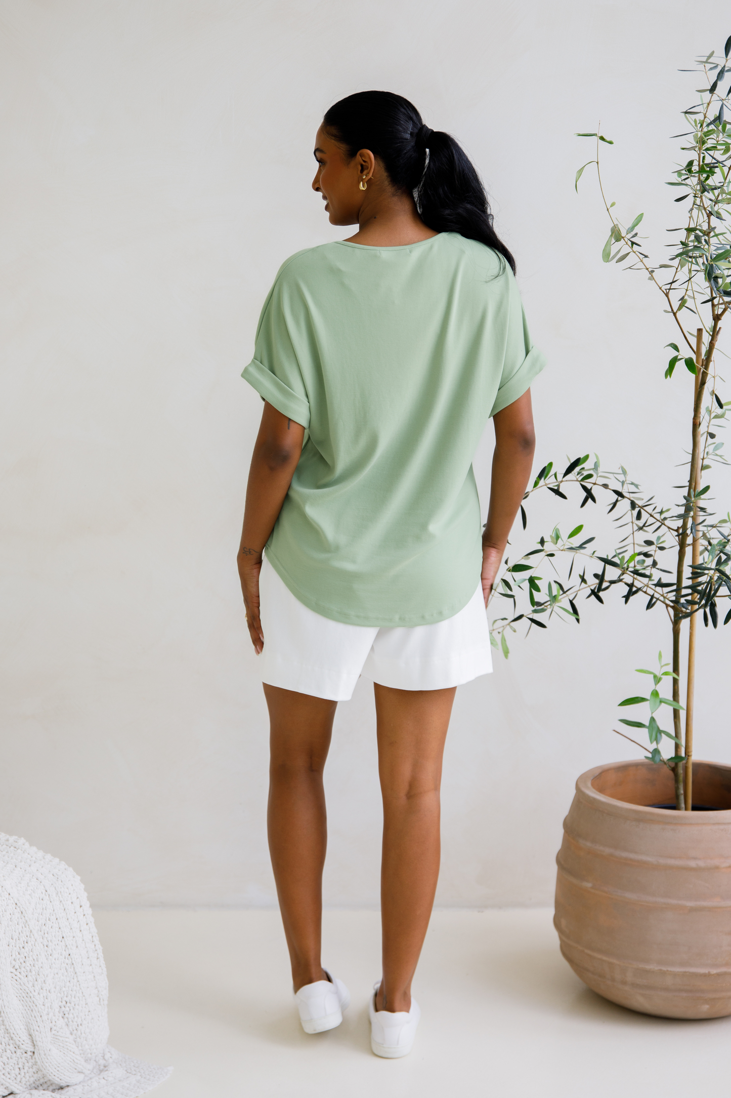 Gigi Lounge Top | Sage